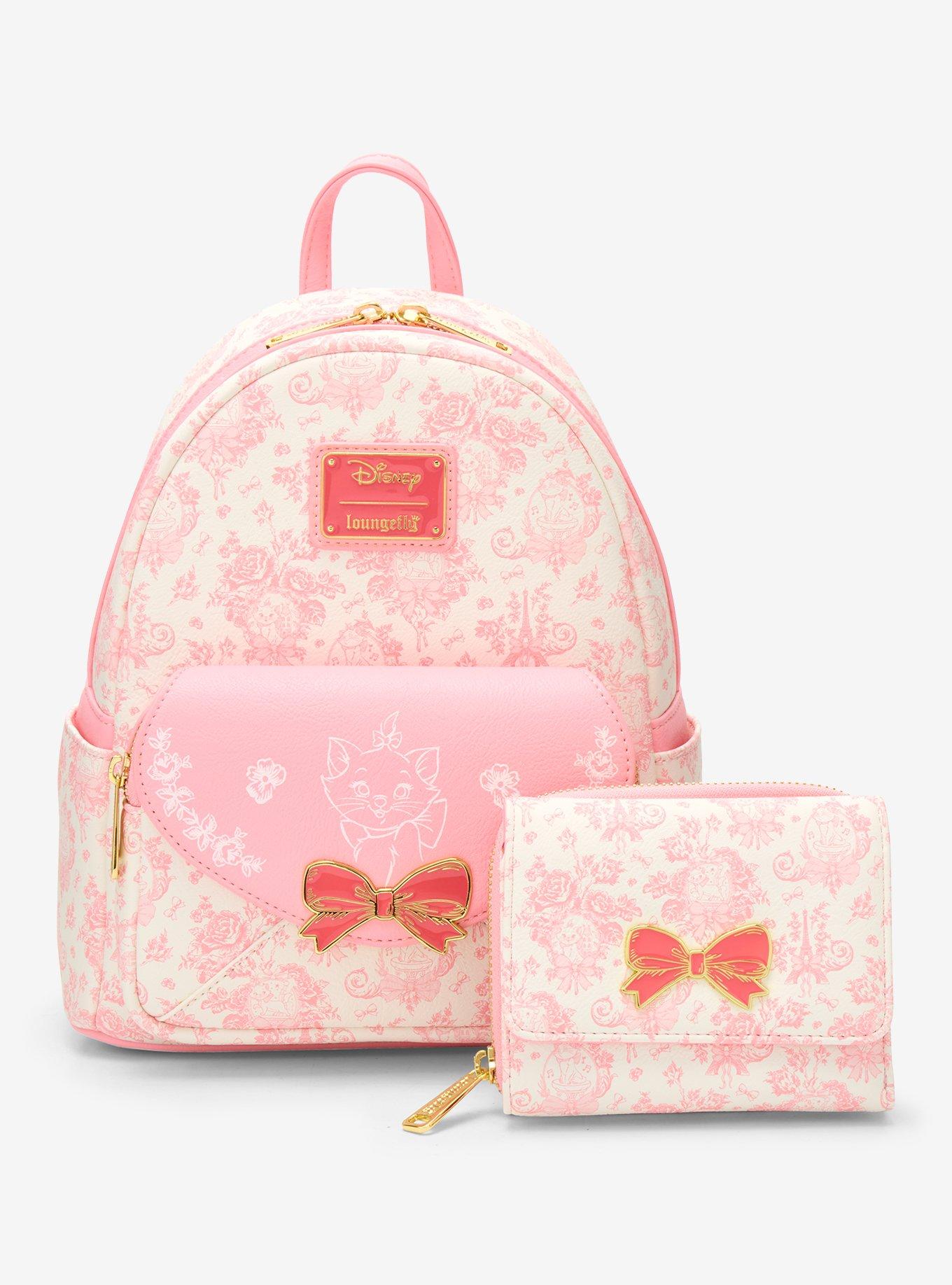 Loungefly Disney The Aristocats Marie Toile Print Mini Backpack - BoxLunch Exclusive, , alternate