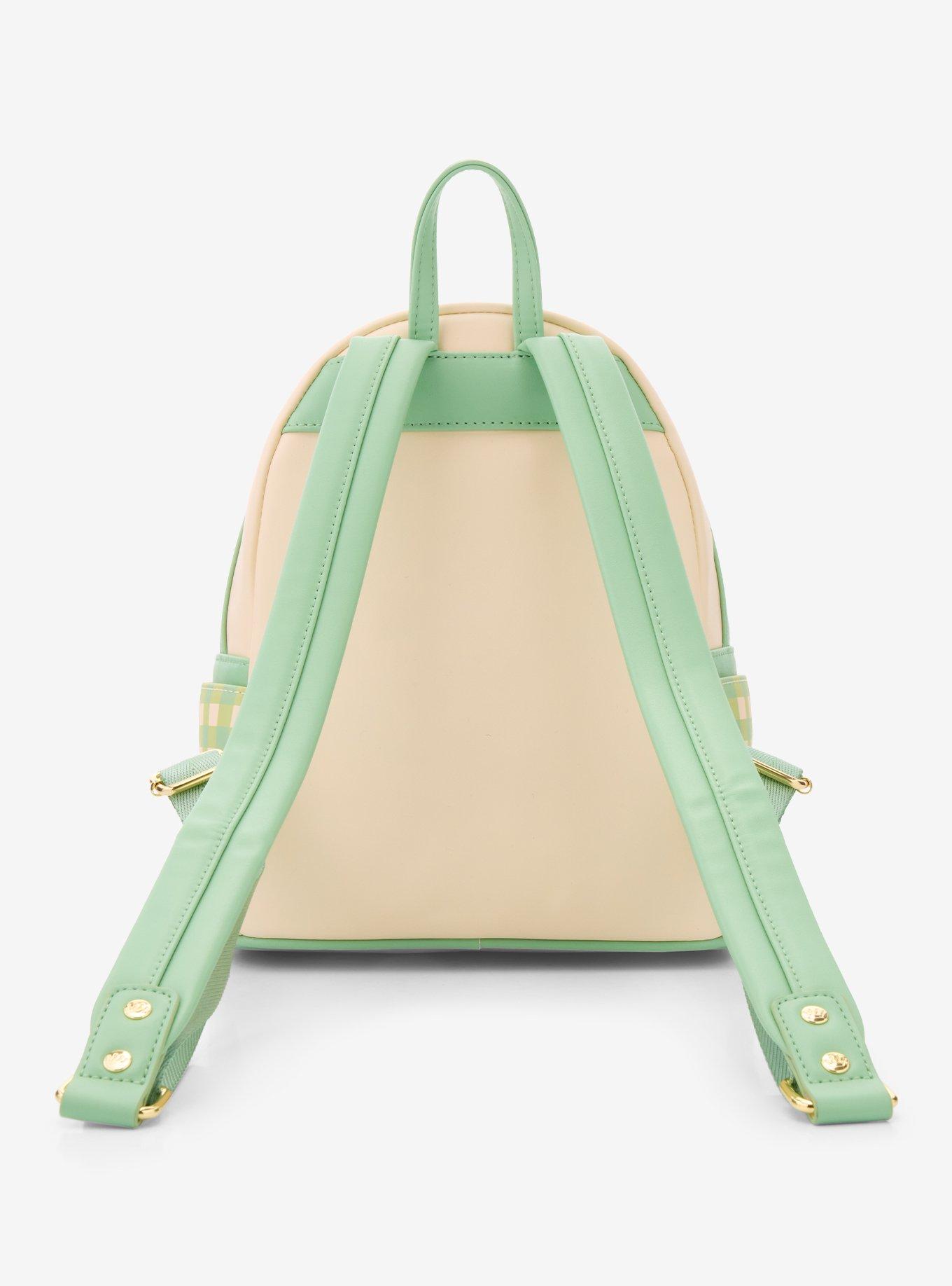 Loungefly Disney Winnie the Pooh Floral Gingham Mini Backpack - BoxLunch Exclusive, , alternate