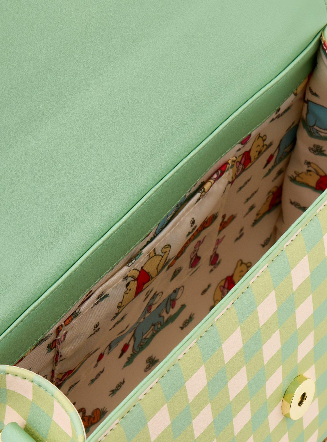 Loungefly Disney Winnie the Pooh Floral Gingham Handbag - BoxLunch Exclusive, , alternate