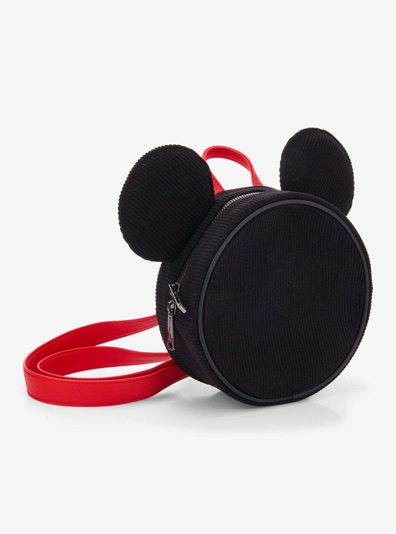 Loungefly Disney Mickey Mouse Corduroy Convertible Mini Backpack - BoxLunch Exclusive, , hi-res
