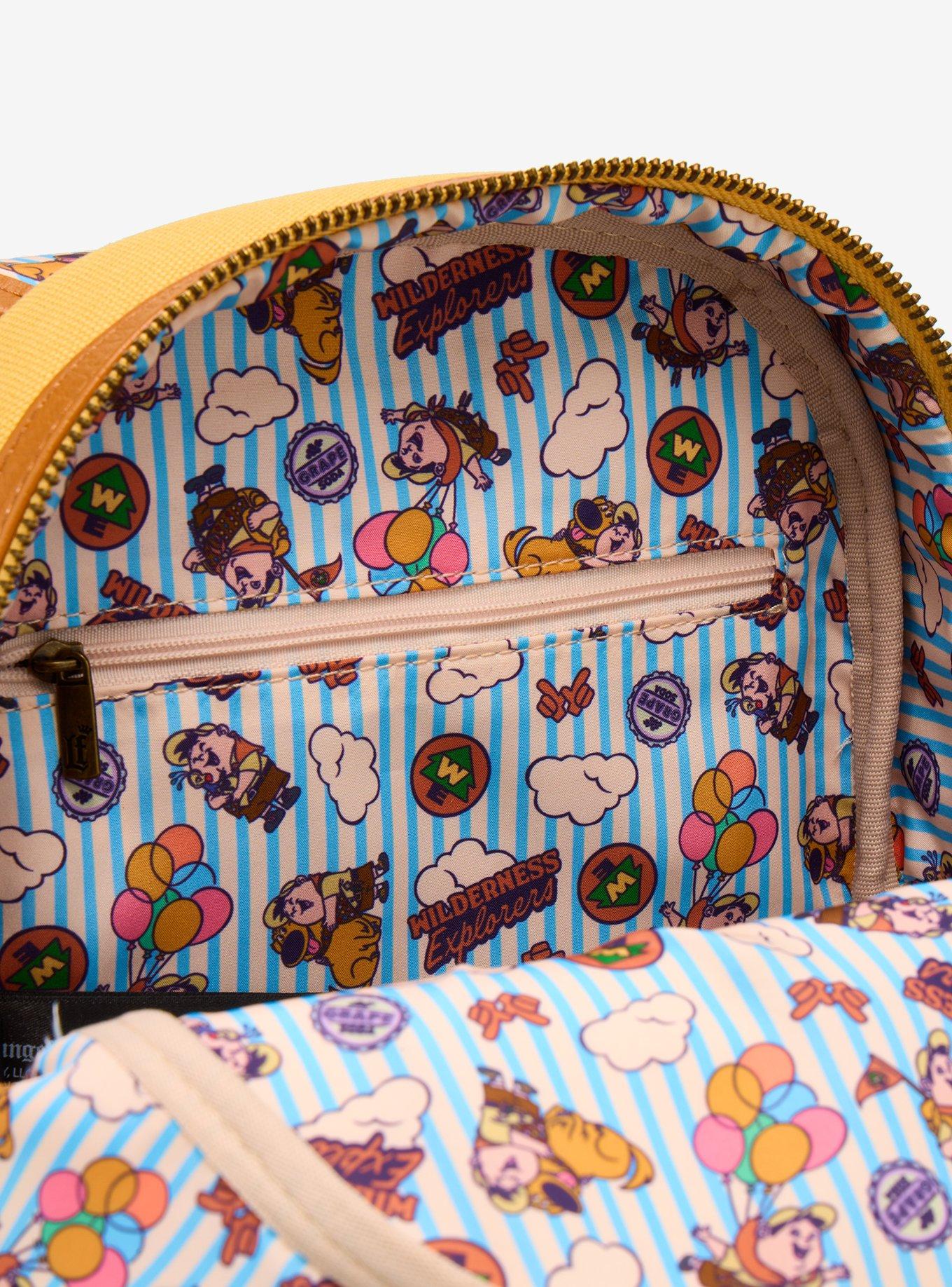 Loungefly Disney Pixar Up Patchwork Canvas Min Backpack - BoxLunch Exclusive, , alternate