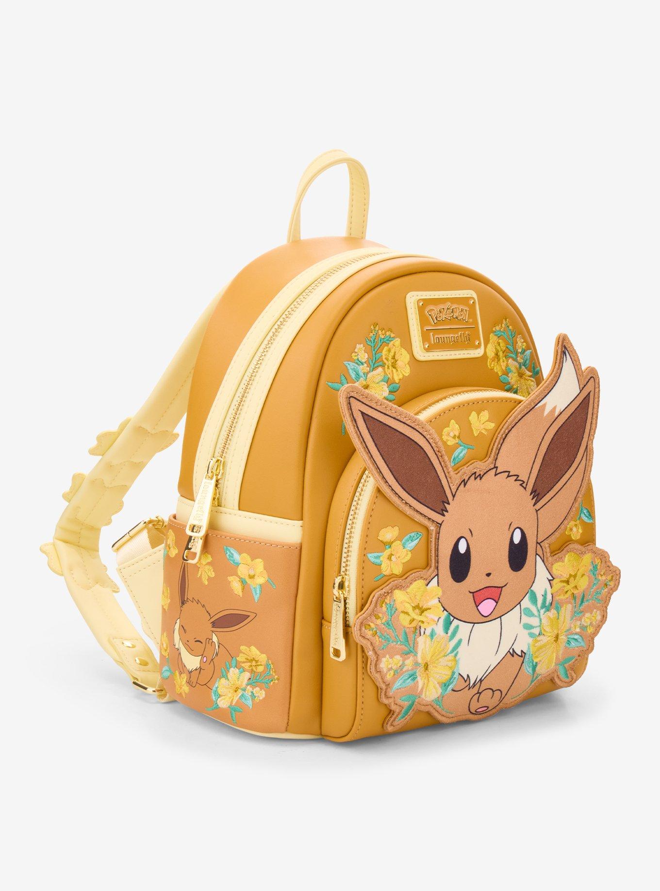 Loungefly Pok&eacute;mon Eevee Floral Mini Backpack &mdash; BoxLunch Exclusive, , hi-res