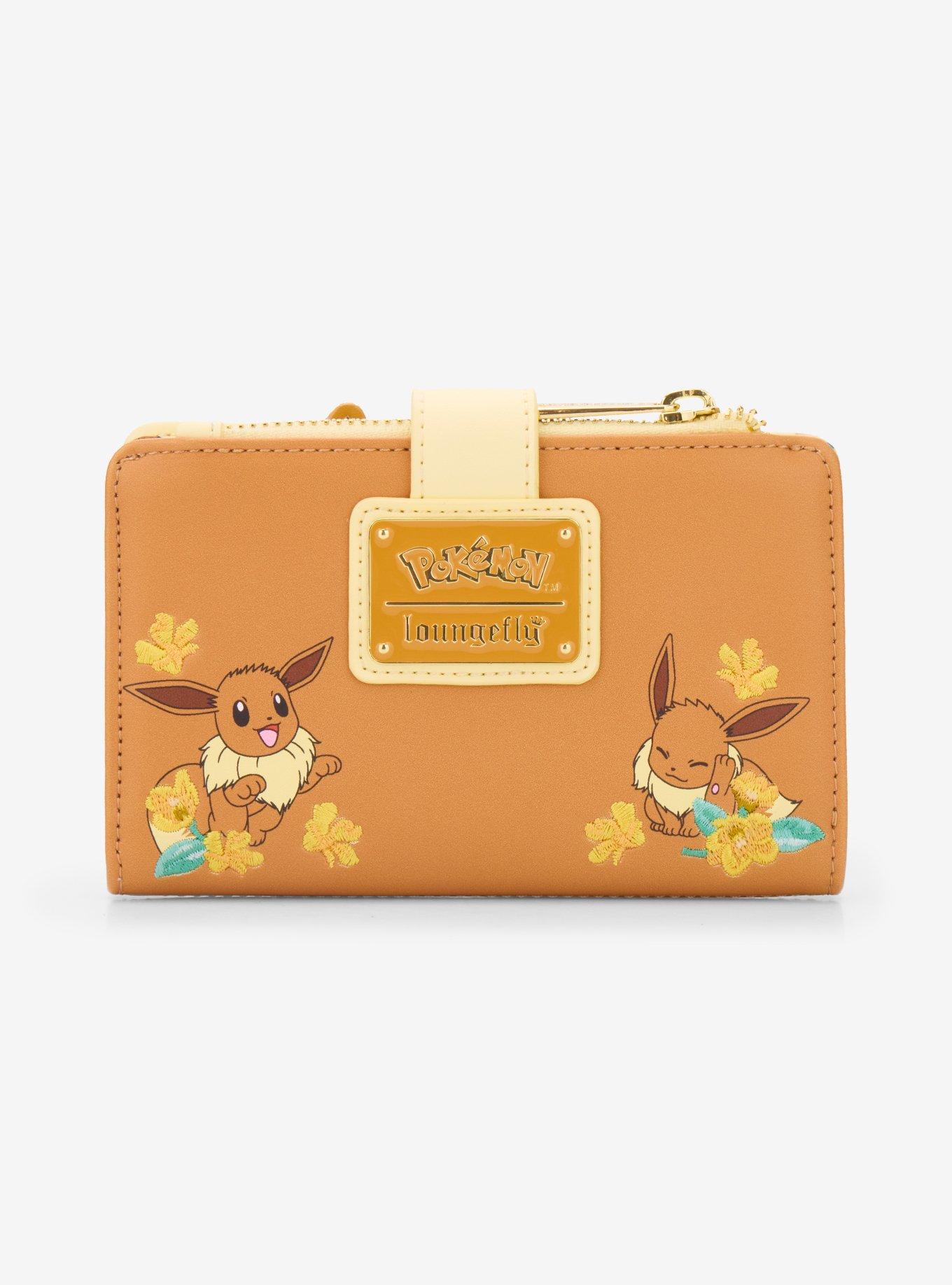 Loungefly Pok&eacute;mon Eevee Floral Snap Wallet &mdash; BoxLunch Exclusive, , alternate