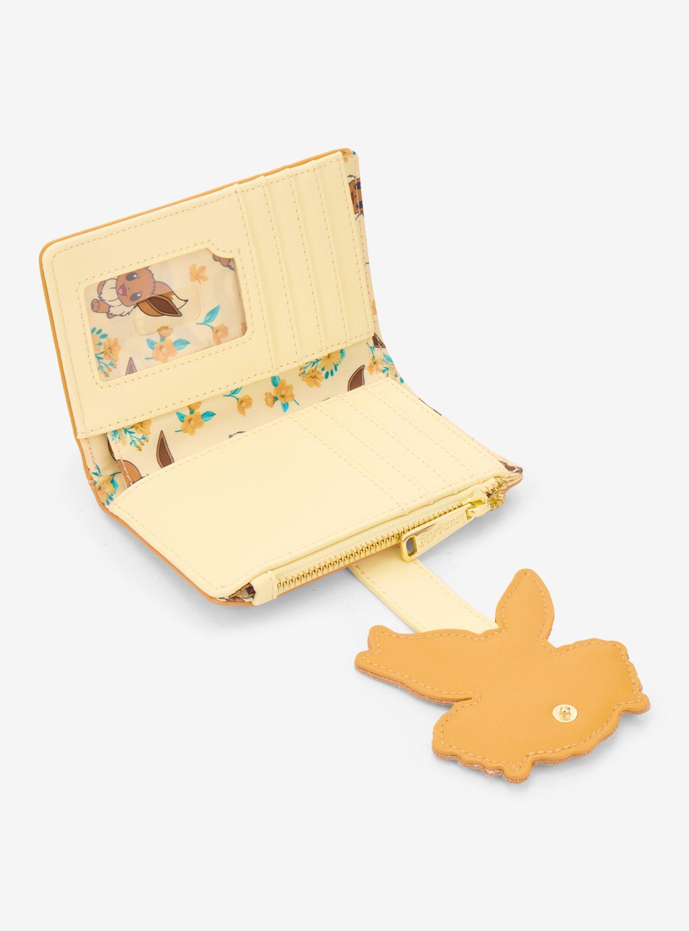 Loungefly Pok&eacute;mon Eevee Floral Snap Wallet &mdash; BoxLunch Exclusive, , alternate