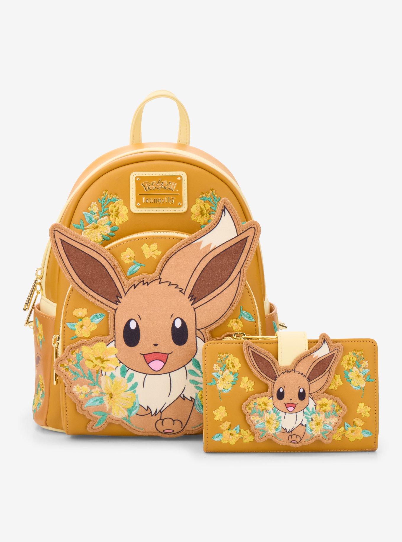 Loungefly Pok&eacute;mon Eevee Floral Snap Wallet &mdash; BoxLunch Exclusive, , alternate