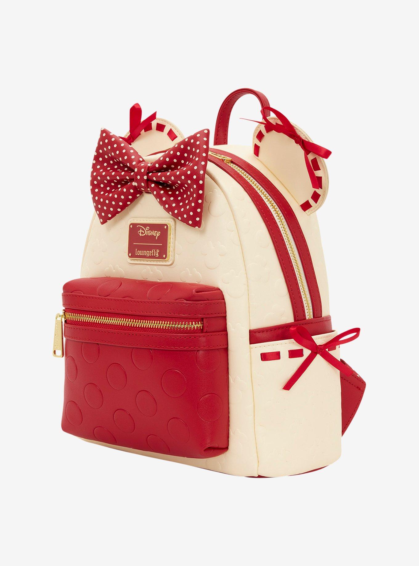 Loungefly Disney Minnie Mouse Polka Dot Mini Backpack, , hi-res