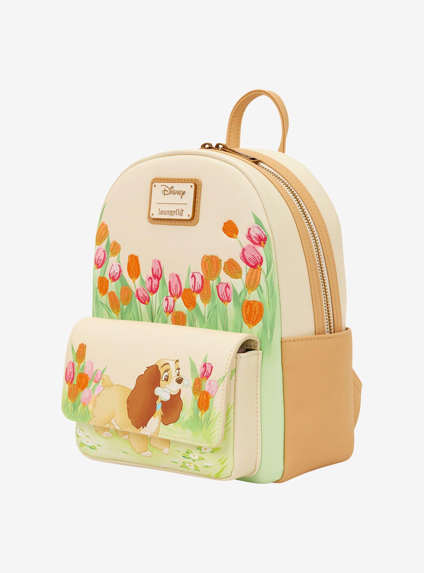 Loungefly Disney Lady and The Tramp Tulips Mini Backpack, , hi-res