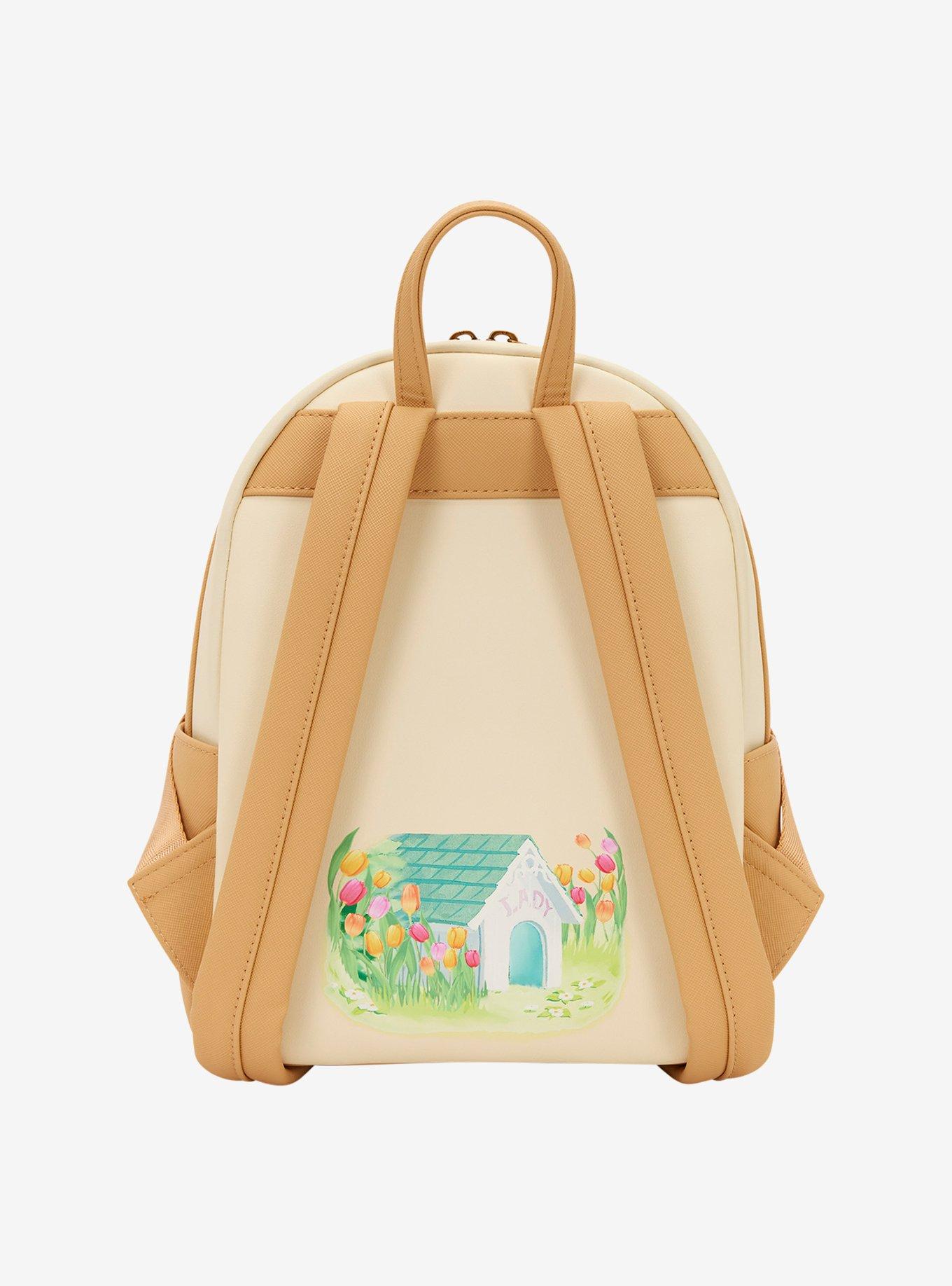Loungefly Disney Lady and The Tramp Tulips Mini Backpack