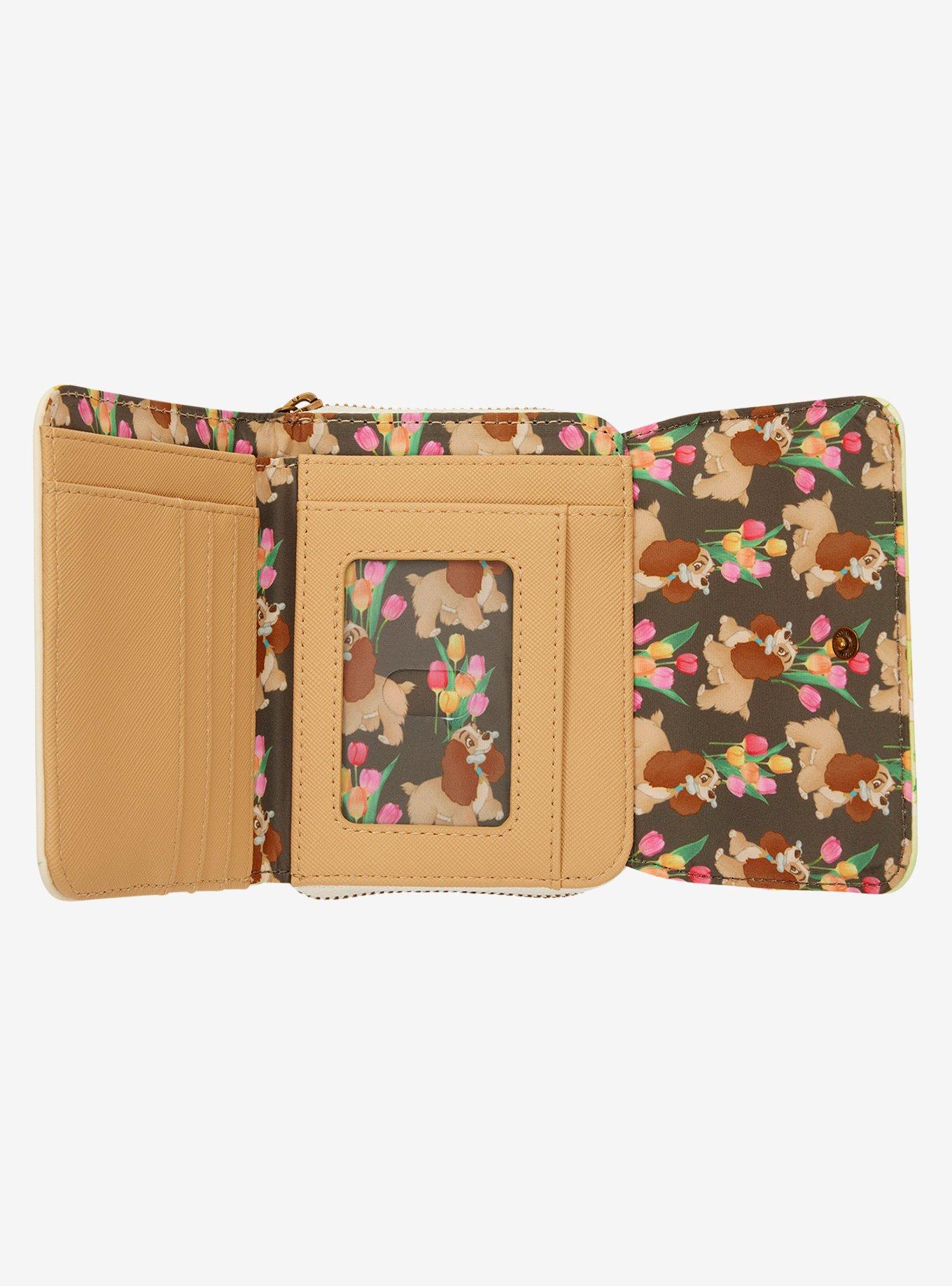 Loungefly Disney Lady and The Tramp Tulips Wallet, , alternate