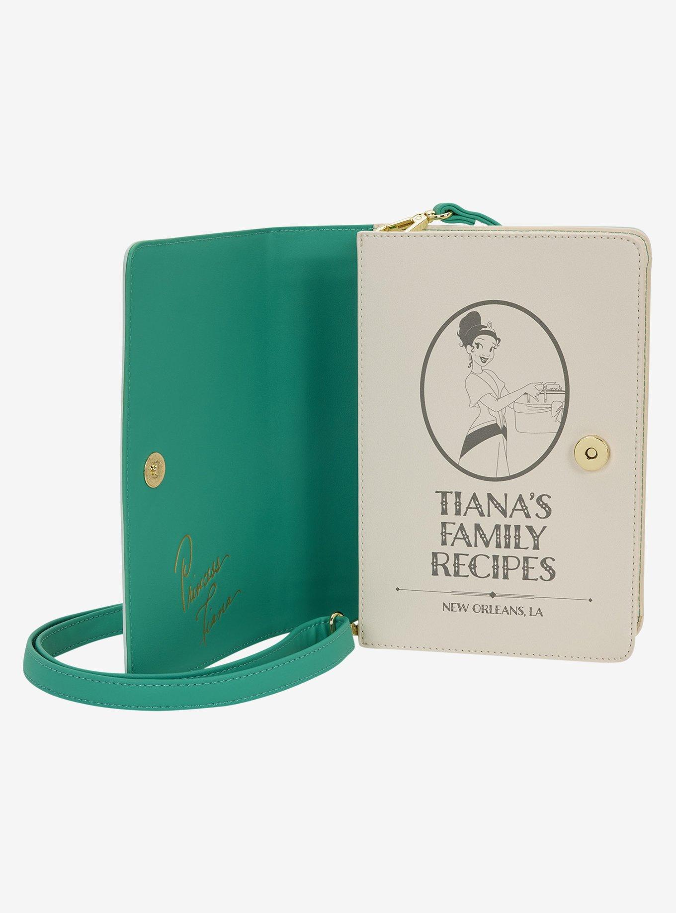 Loungefly Disney The Princess And The Frog Tiana Recipe Book Crossbody Bag, , hi-res