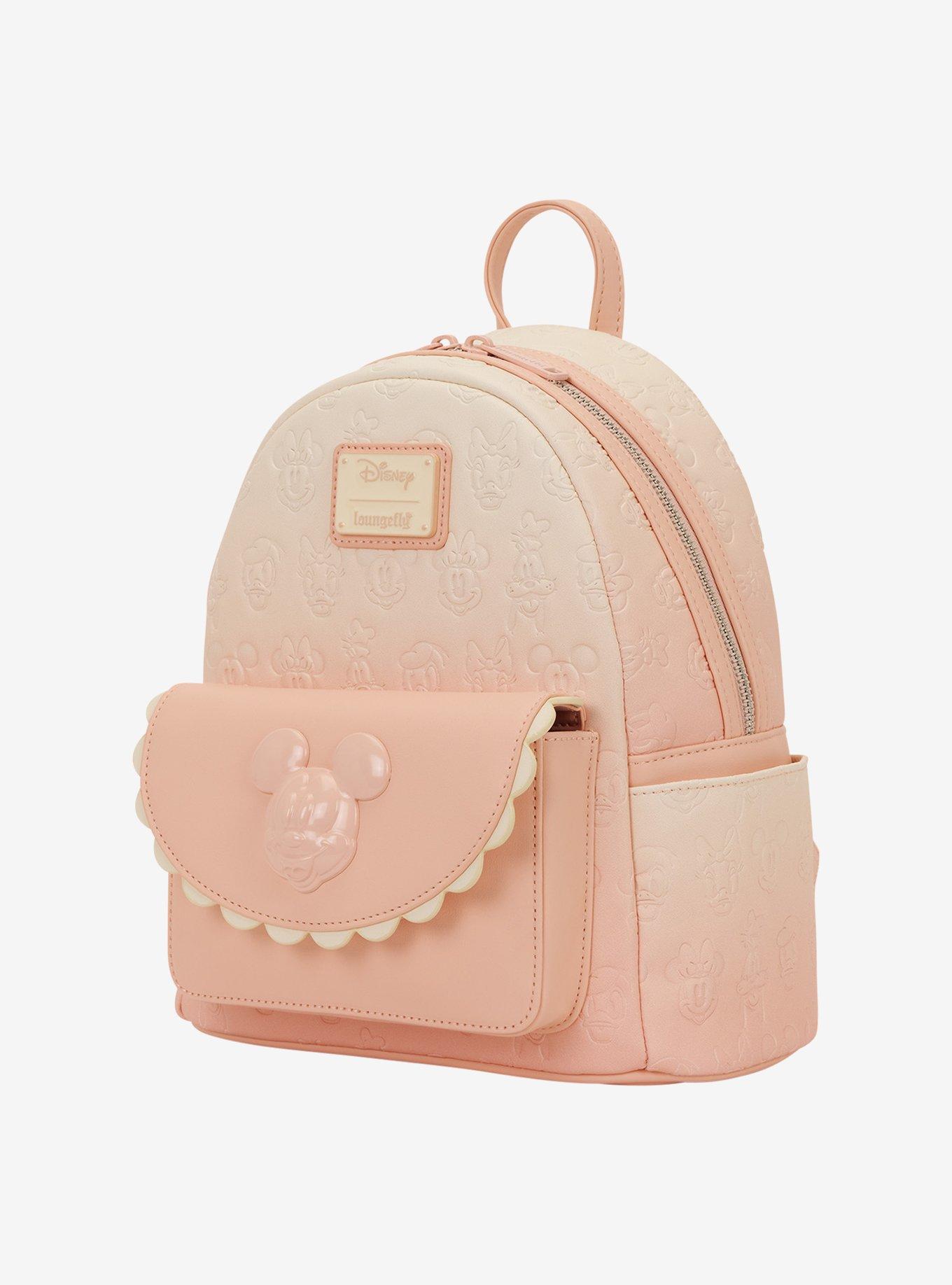 Loungefly Mickey Mouse & Friends Pink Ombr&eacute; Mini Backpack, , hi-res