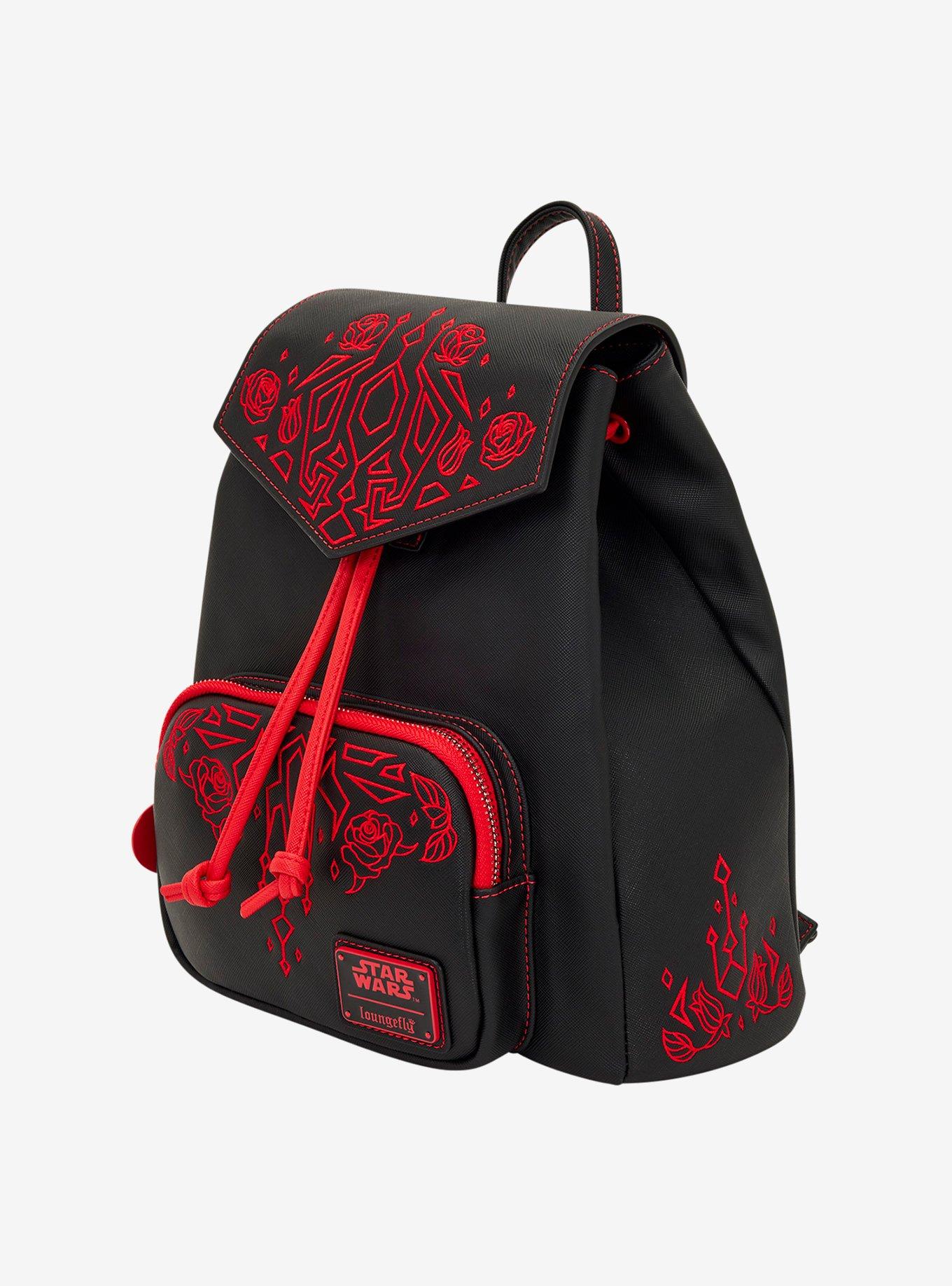 Loungefly Star Wars Darth Maul Floral Drawstring Mini Backpack, , hi-res