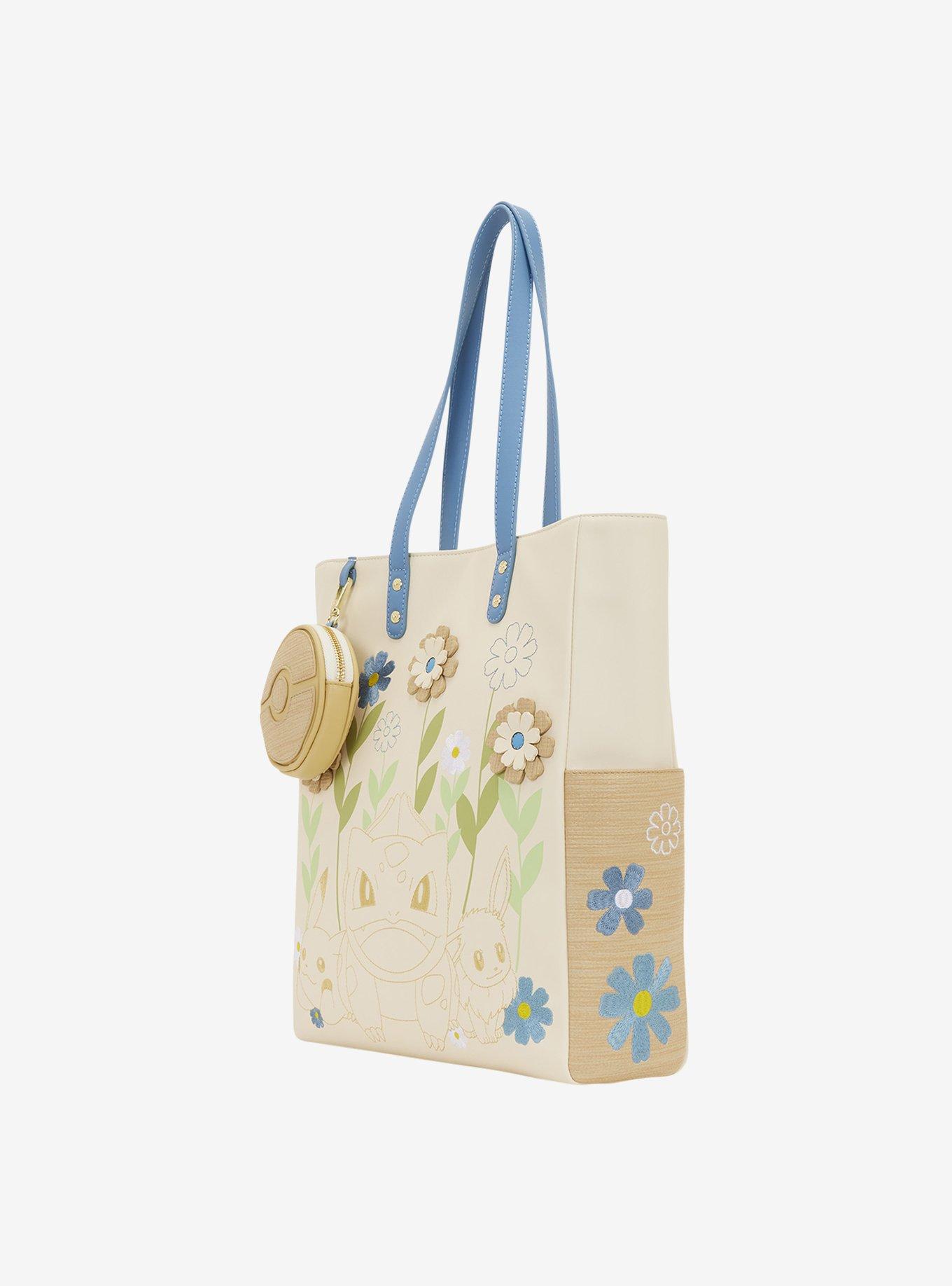 Loungefly Pok&eacute;mon Floral Tote Bag & Coin Purse, , hi-res
