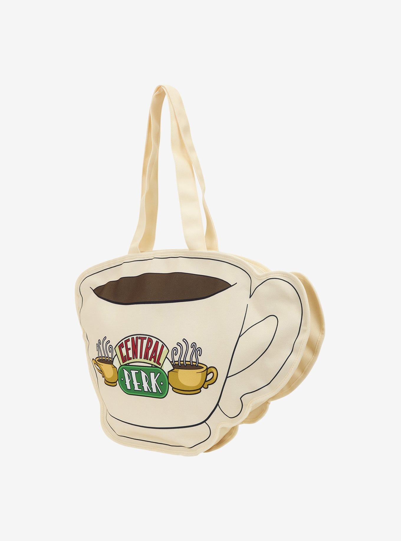 Loungefly Friends Central Perk Coffee Cup Oversized Canvas Tote Bag, , hi-res