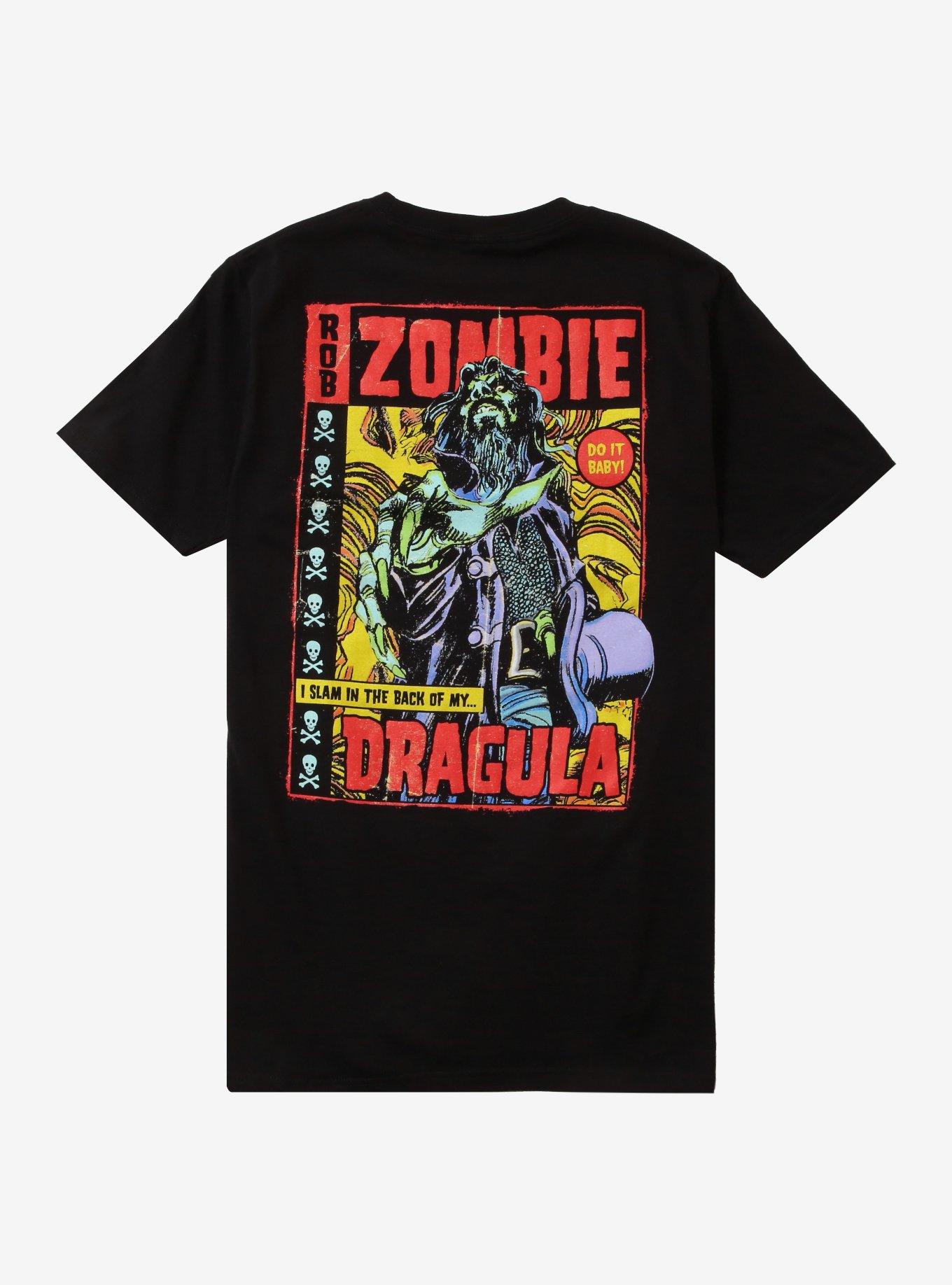 Rob Zombie Dragula Comic Panel Boyfriend Fit Girls T-Shirt, , hi-res