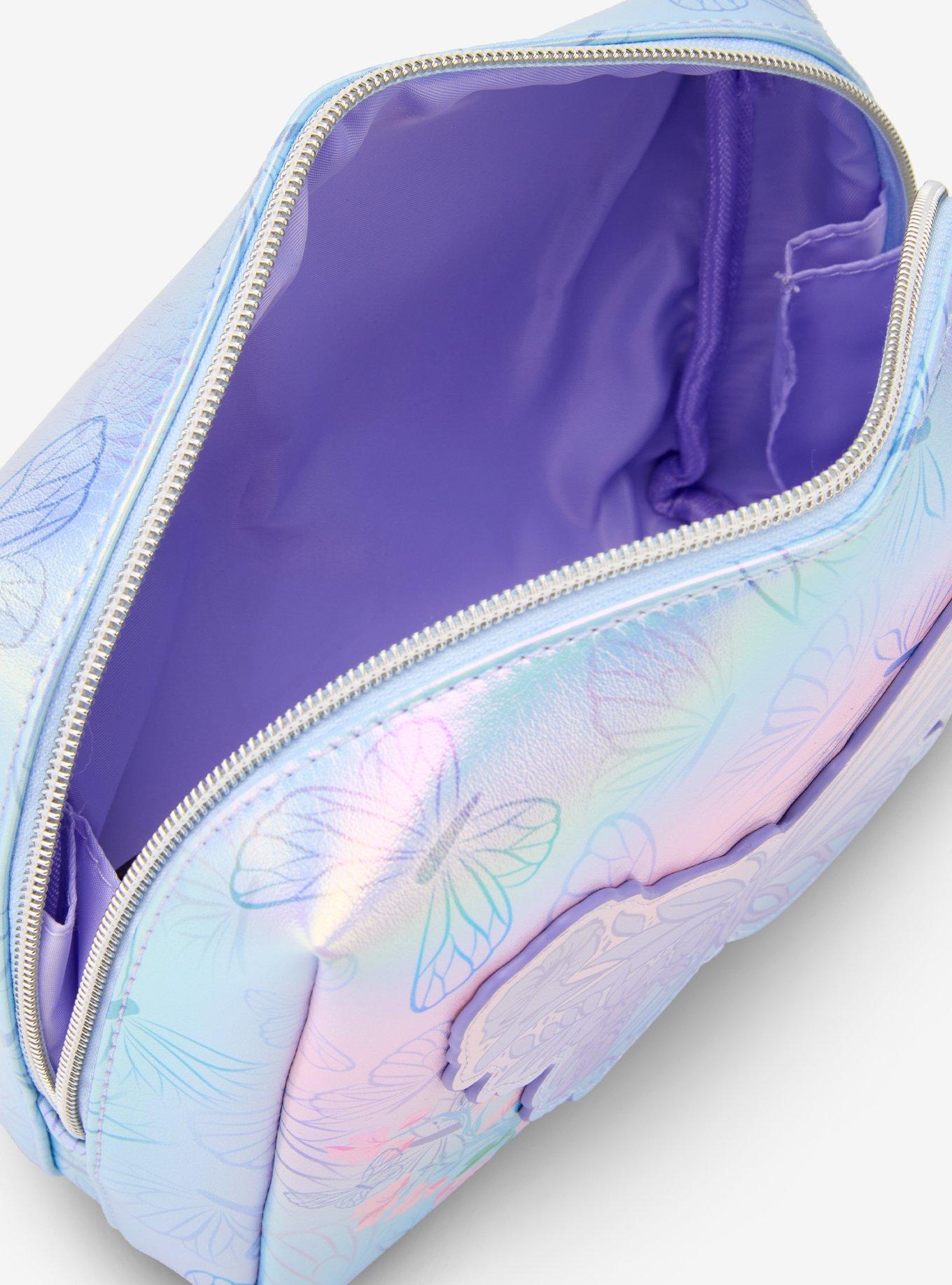 Wicked Glinda Butterfly Iridescent Cosmetic Bag - BoxLunch Exclusive, , alternate