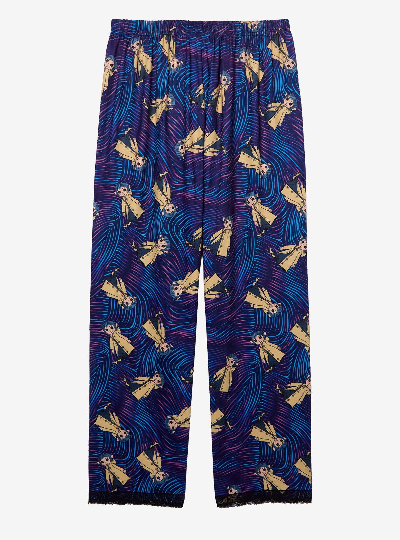 Coraline Doll Coraline Allover Print Sleep Pants - BoxLunch Exclusive, , hi-res