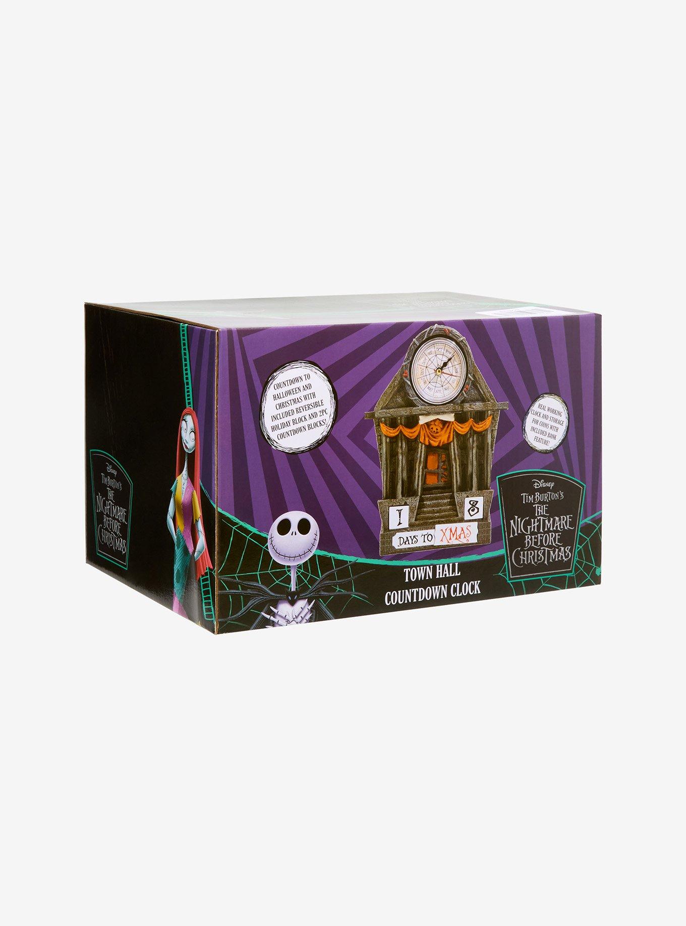 The Nightmare Before Christmas Town Hall Holiday Countdown Table Clock, , alternate