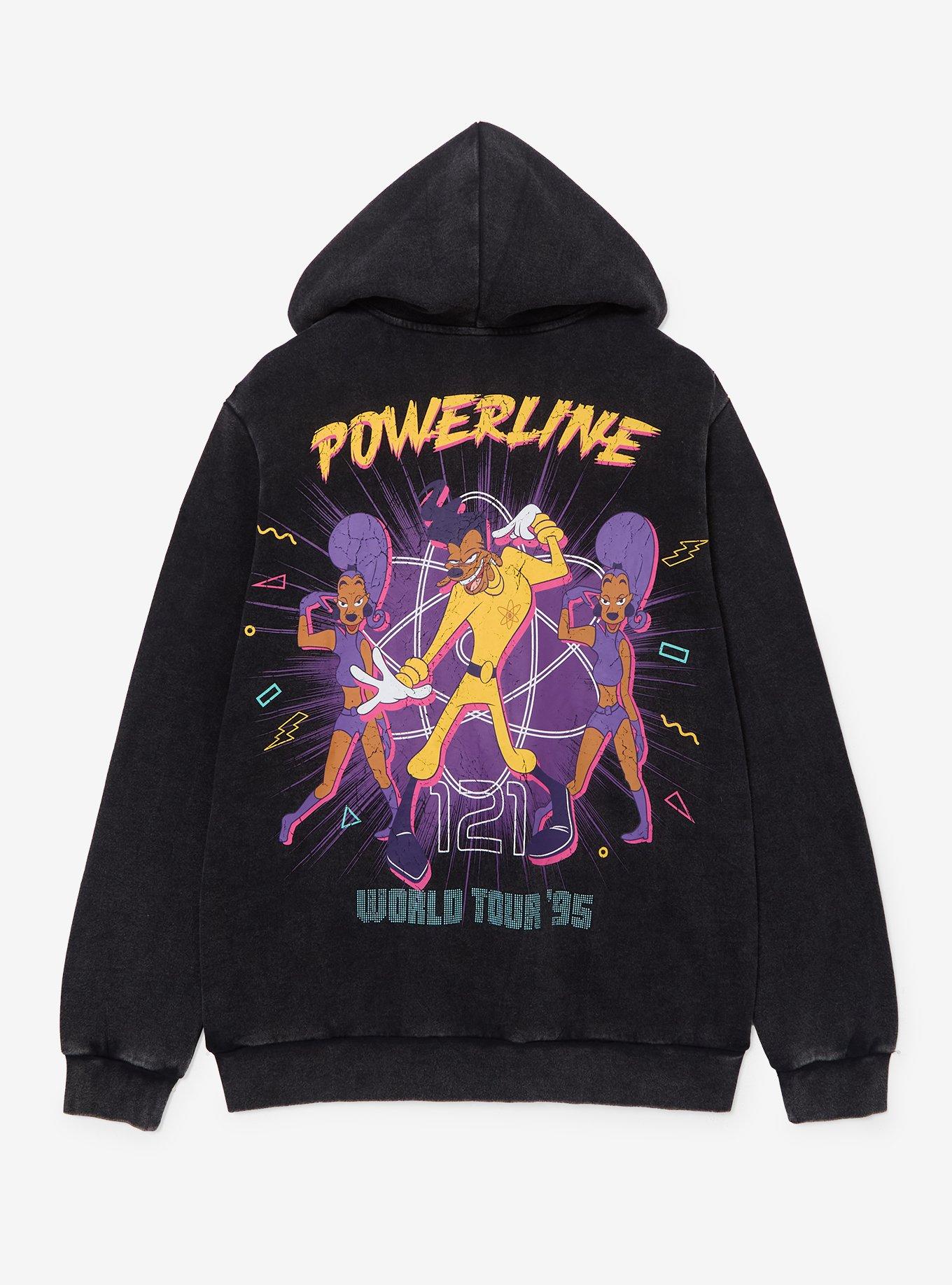 Disney A Goofy Movie Powerline World Tour Zippered Hoodie - BoxLunch Exclusive, , hi-res