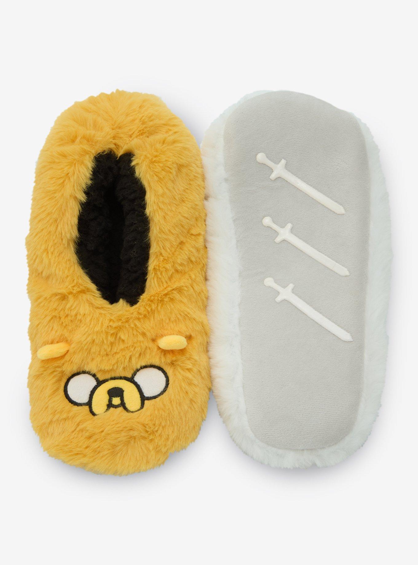 Adventure Time Jake & Finn Slipper Socks — BoxLunch Exclusive, , hi-res