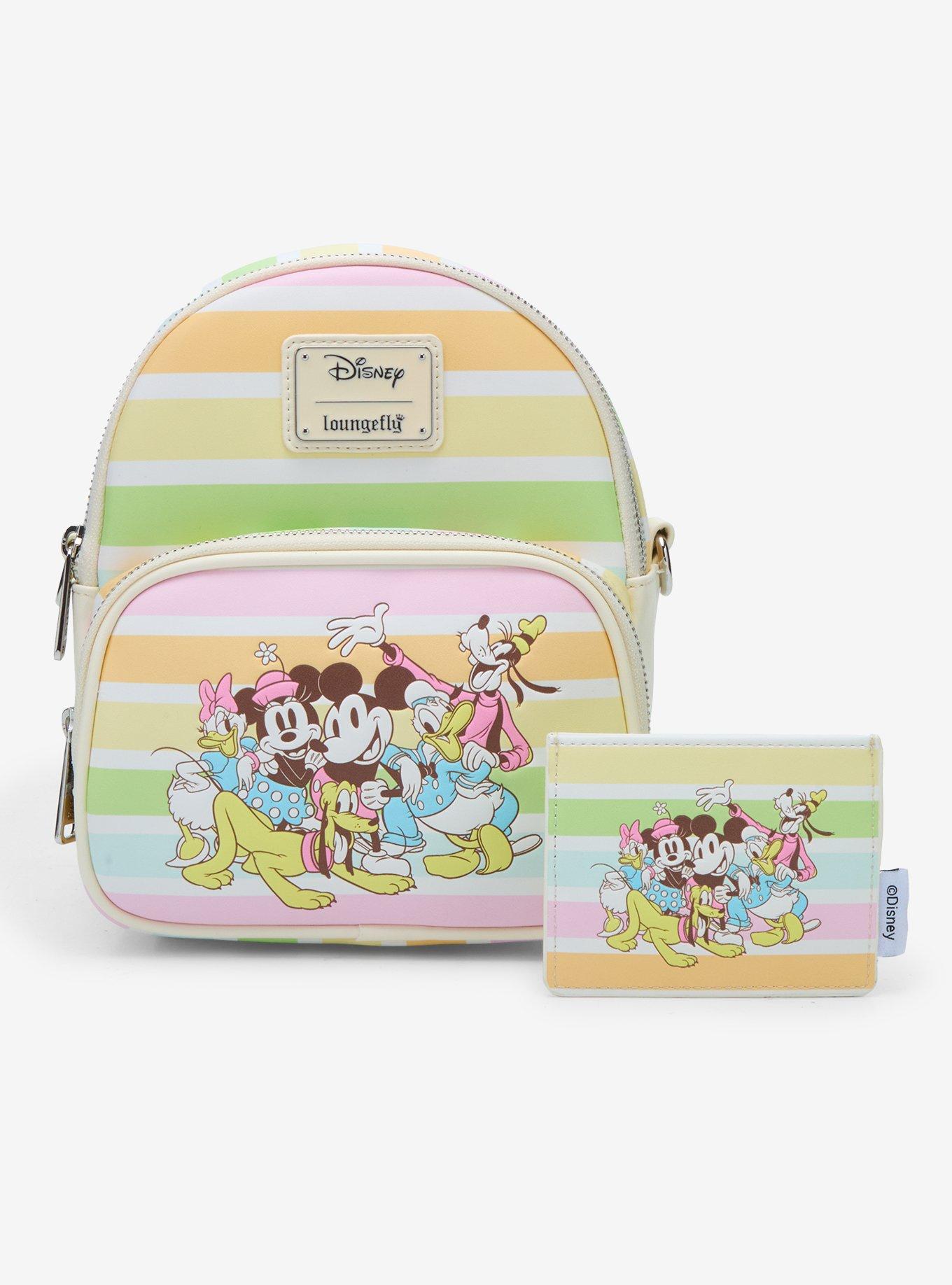 Loungefly Disney Sensational Six Stripe Convertible Mini Backpack, , alternate