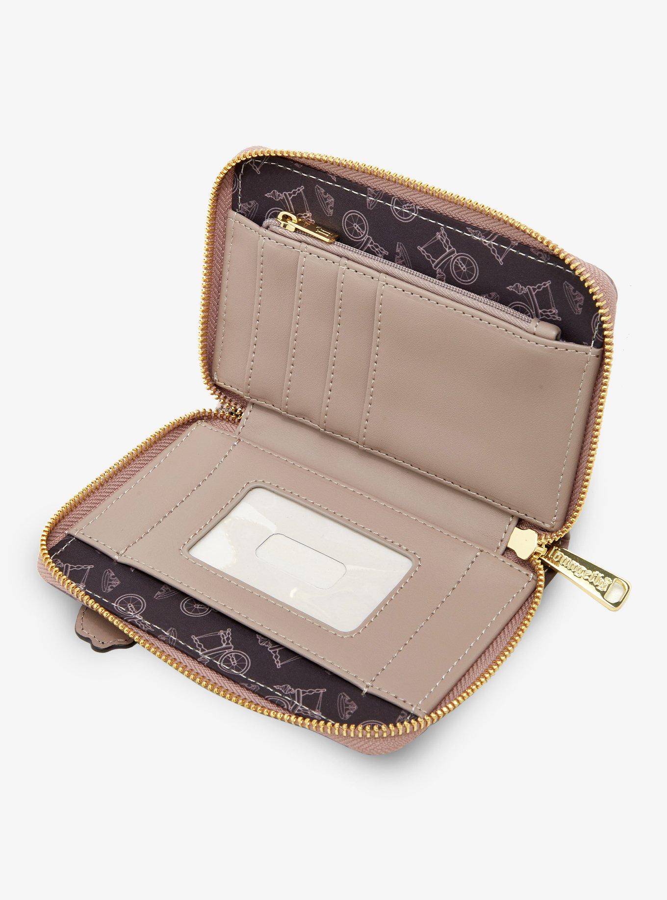 Loungefly Disney Sleeping Beauty Aurora & Maleficent Mini Zipper Wallet, , alternate