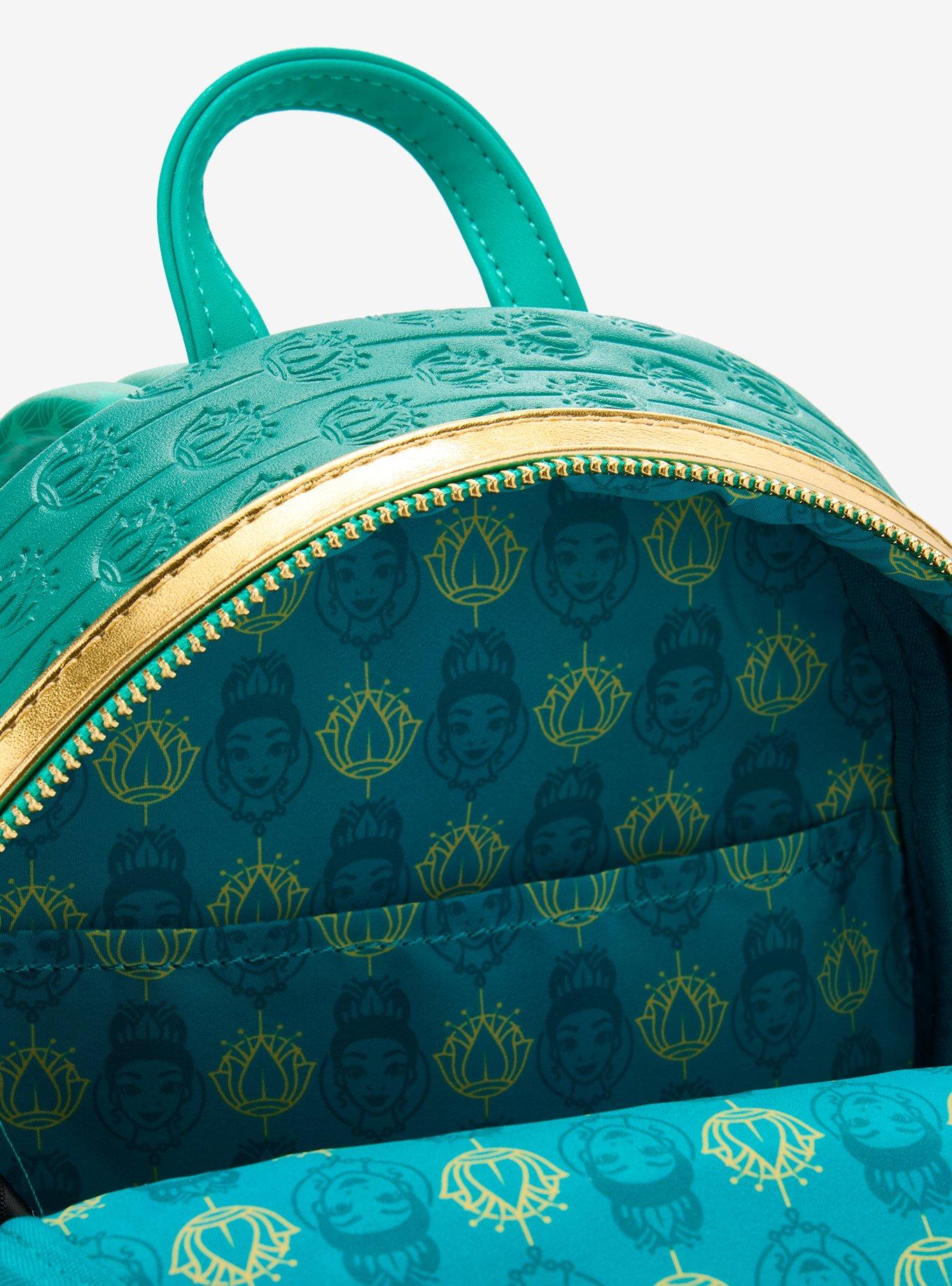 Loungefly Disney The Princess And The Frog Water Lily Mini Backpack, , alternate