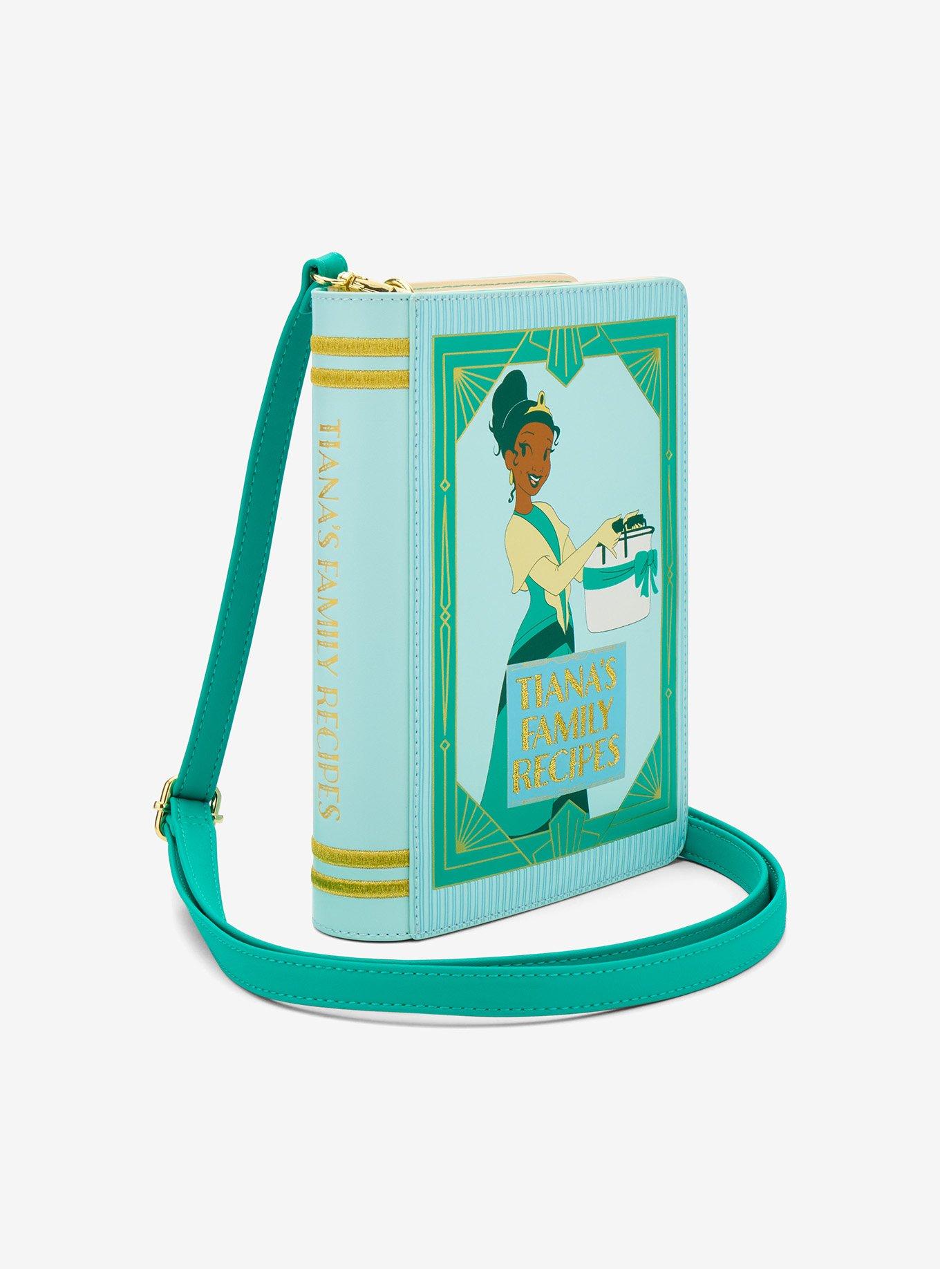 Loungefly Disney The Princess And The Frog Tiana Recipe Book Crossbody Bag, , hi-res