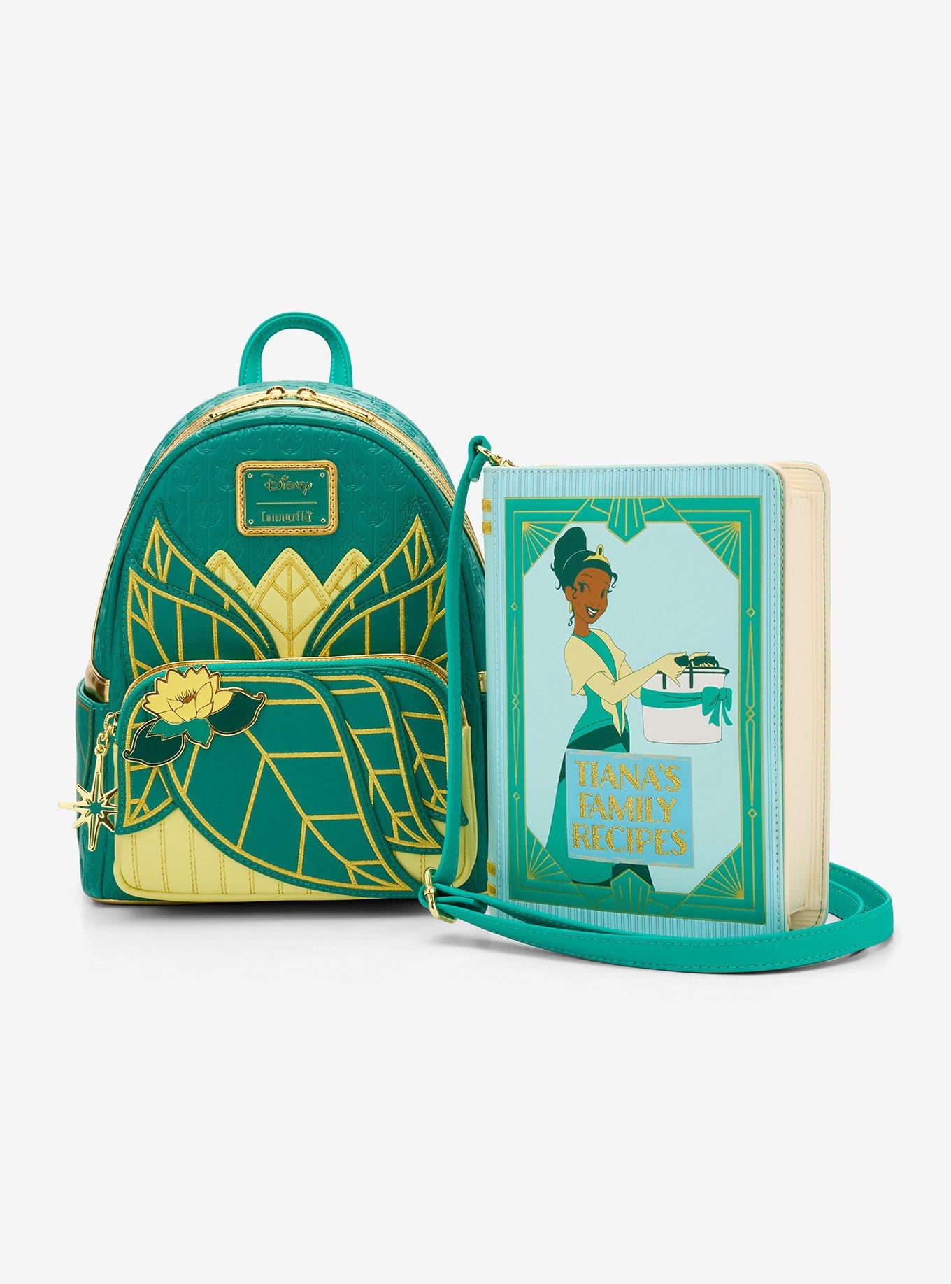 Loungefly Disney The Princess And The Frog Tiana Recipe Book Crossbody Bag, , alternate