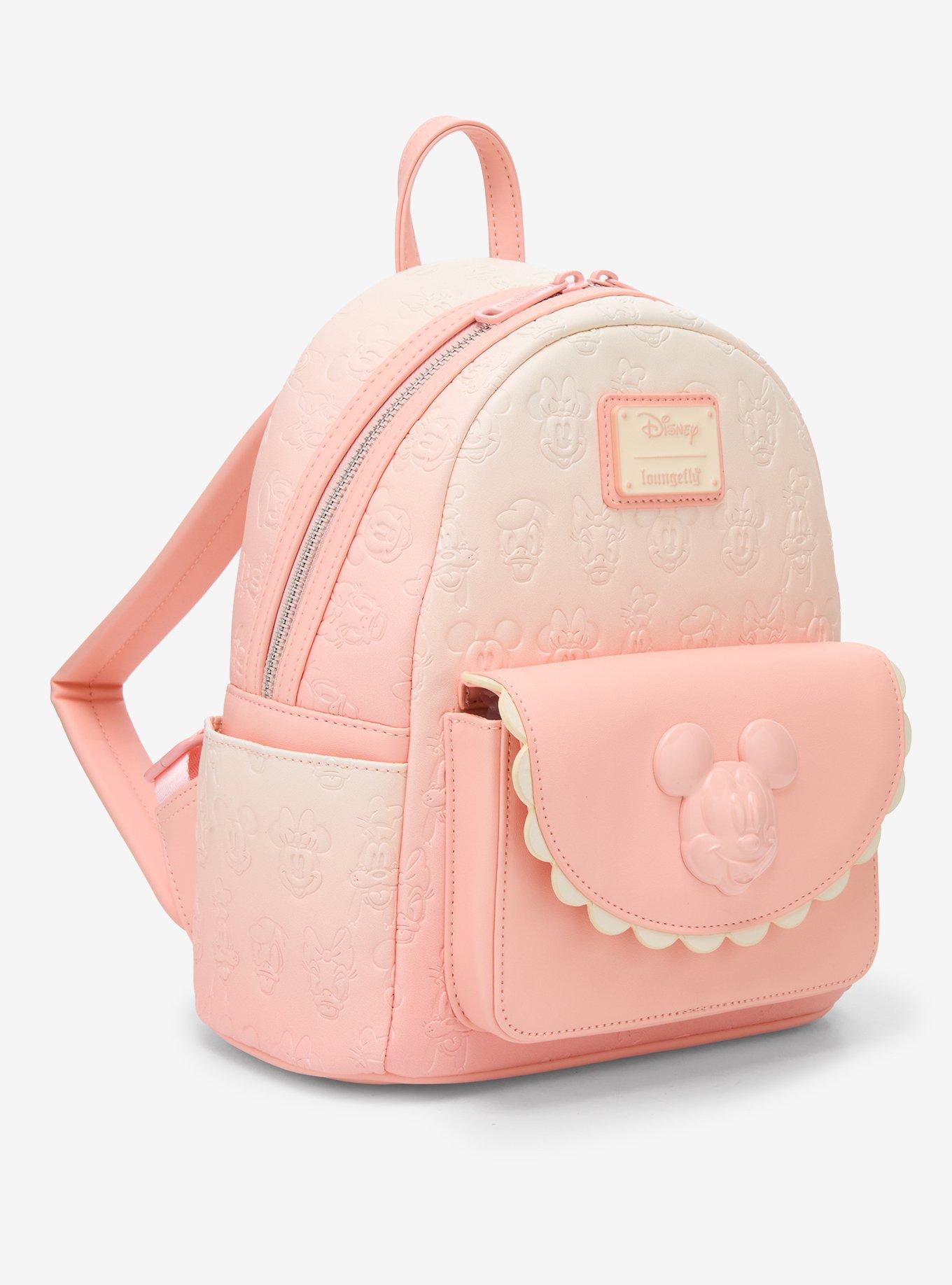 Loungefly Mickey Mouse & Friends Pink Ombr&eacute; Mini Backpack, , hi-res