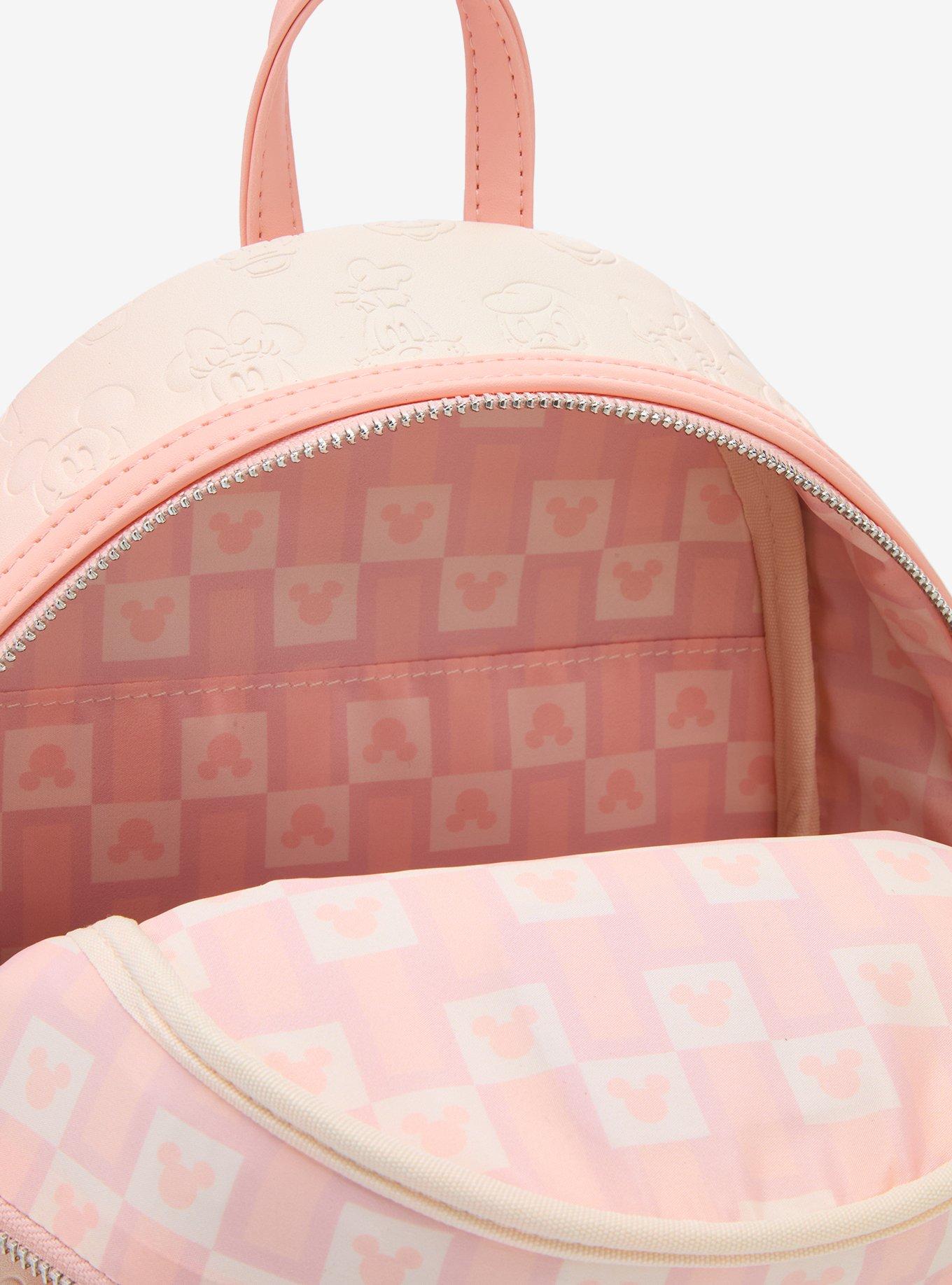 Loungefly Mickey Mouse & Friends Pink Ombr&eacute; Mini Backpack, , alternate