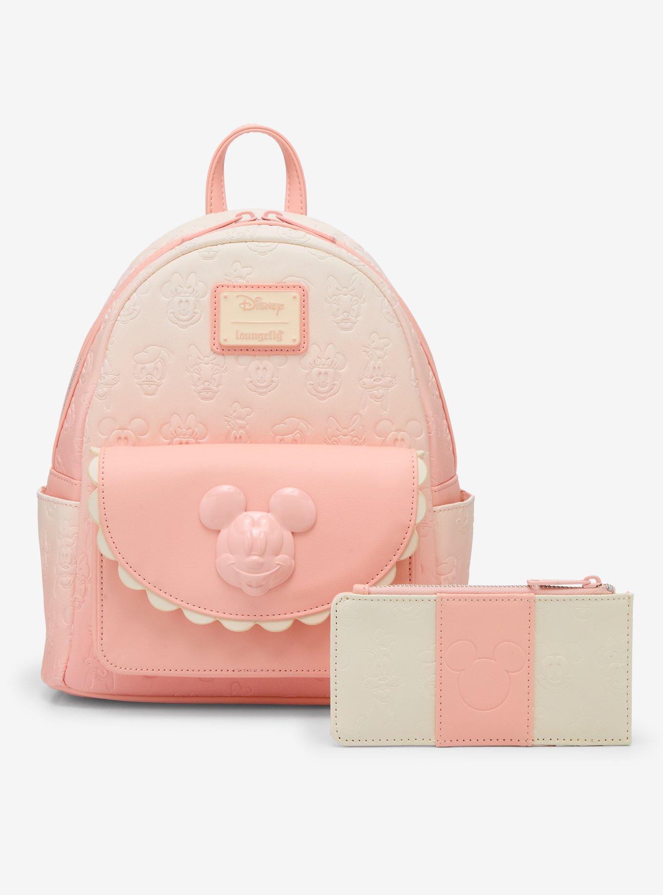 Loungefly Mickey Mouse & Friends Pink Ombr&eacute; Mini Backpack, , alternate