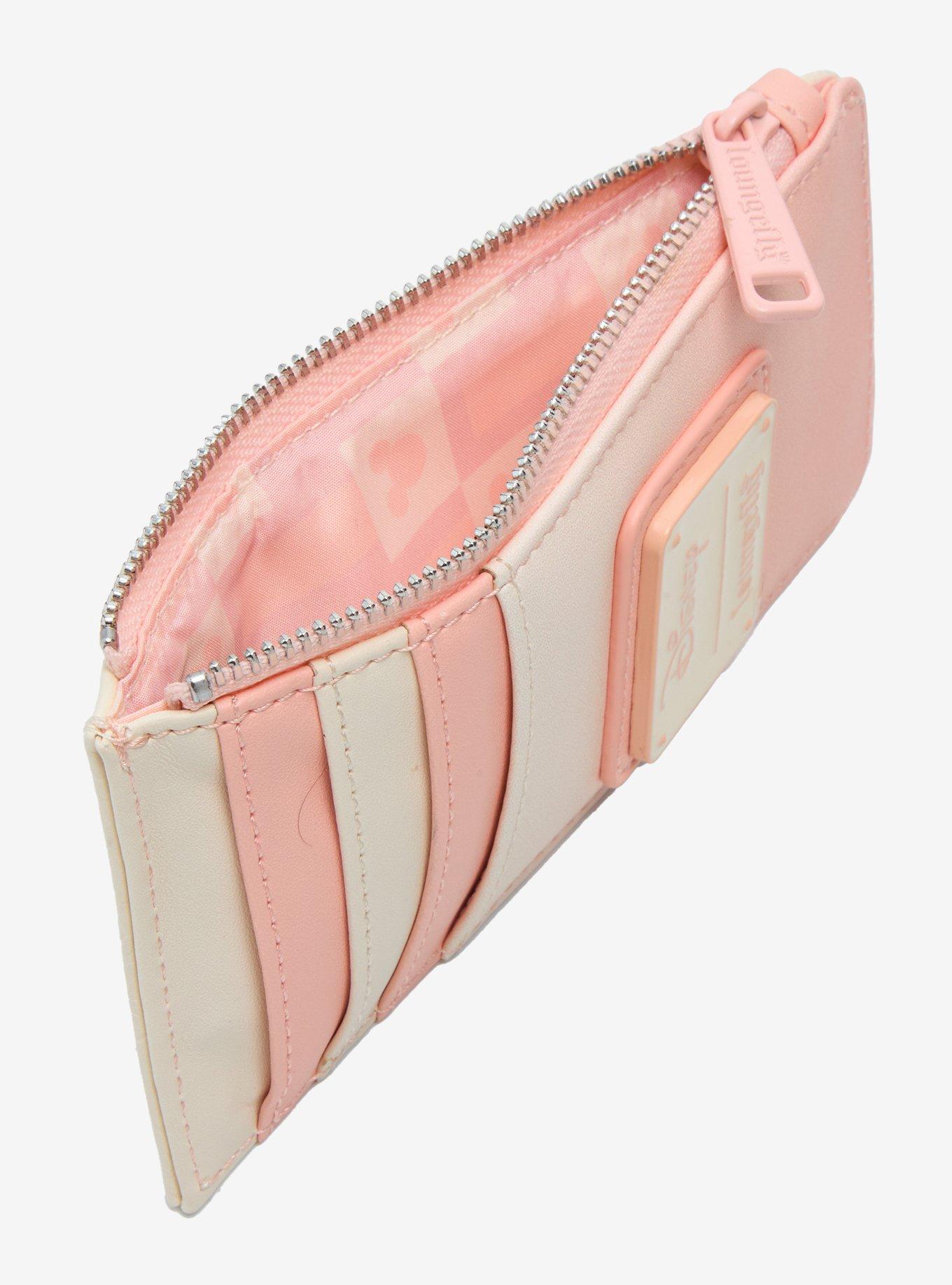 Loungefly Mickey Mouse & Friends Pink & White Cardholder, , alternate