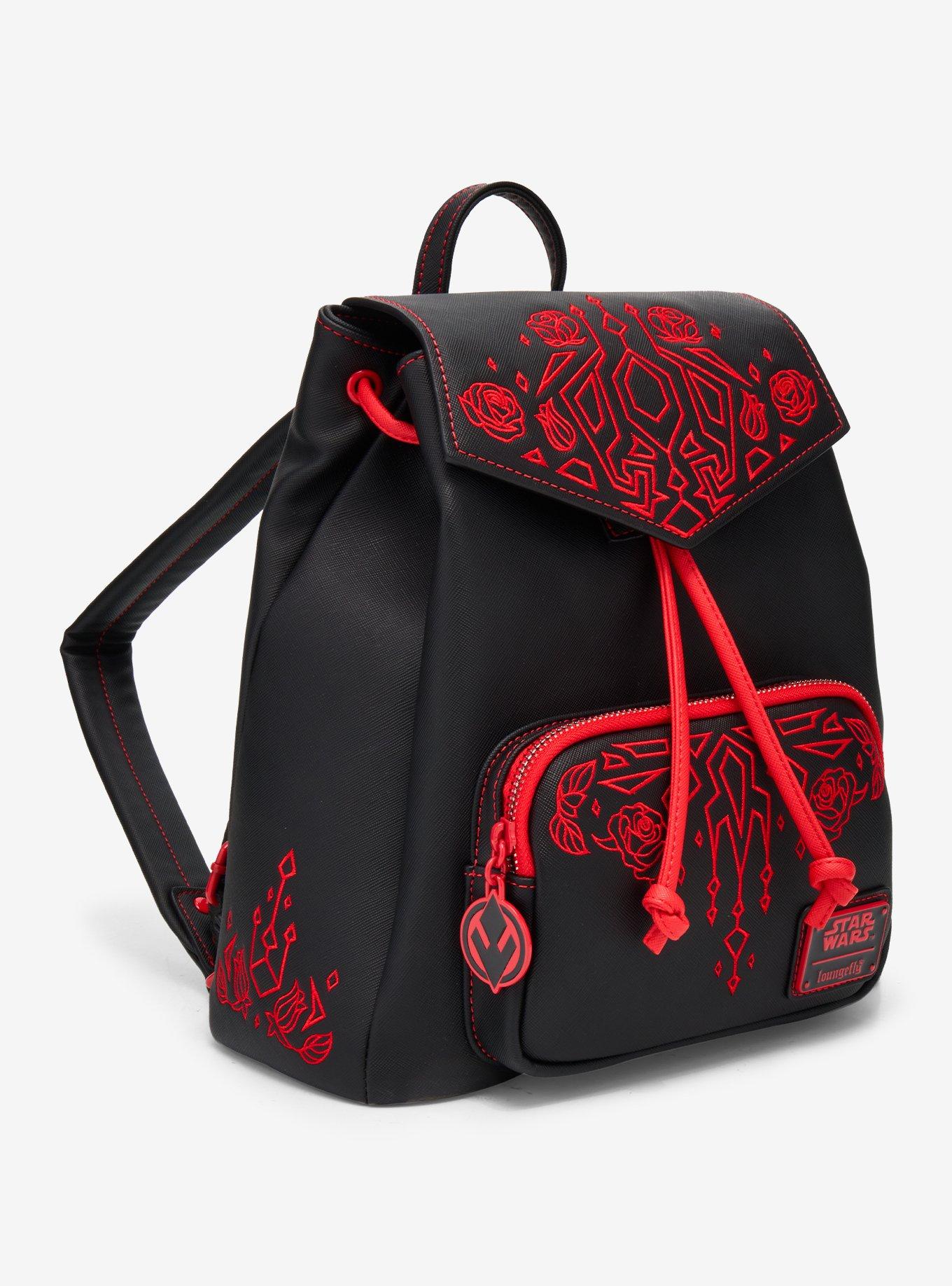Loungefly Star Wars Darth Maul Roses Slouch Mini Backpack, , hi-res