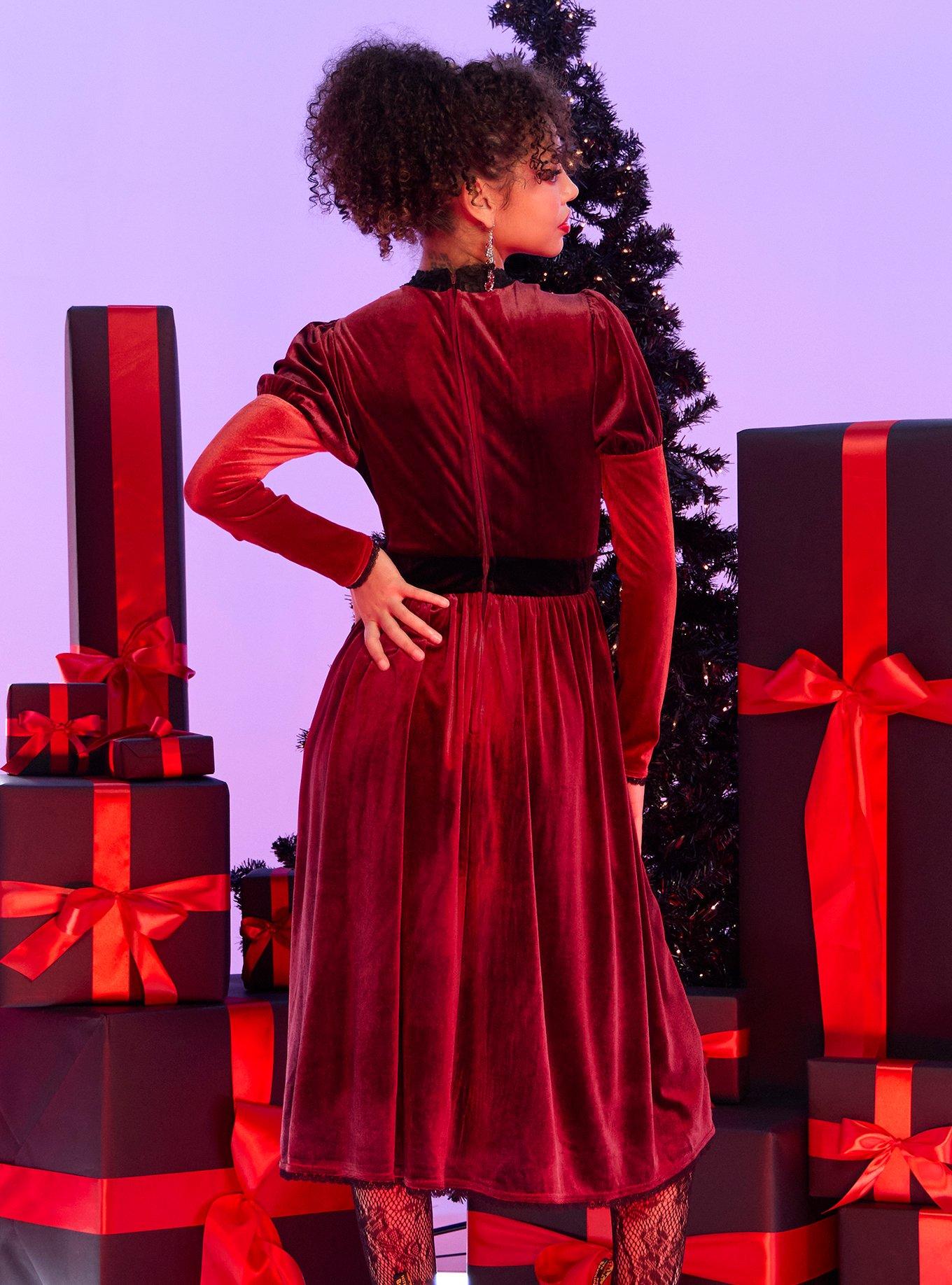 Hazbin Hotel Rosie Cosplay Dress, MULTI, alternate