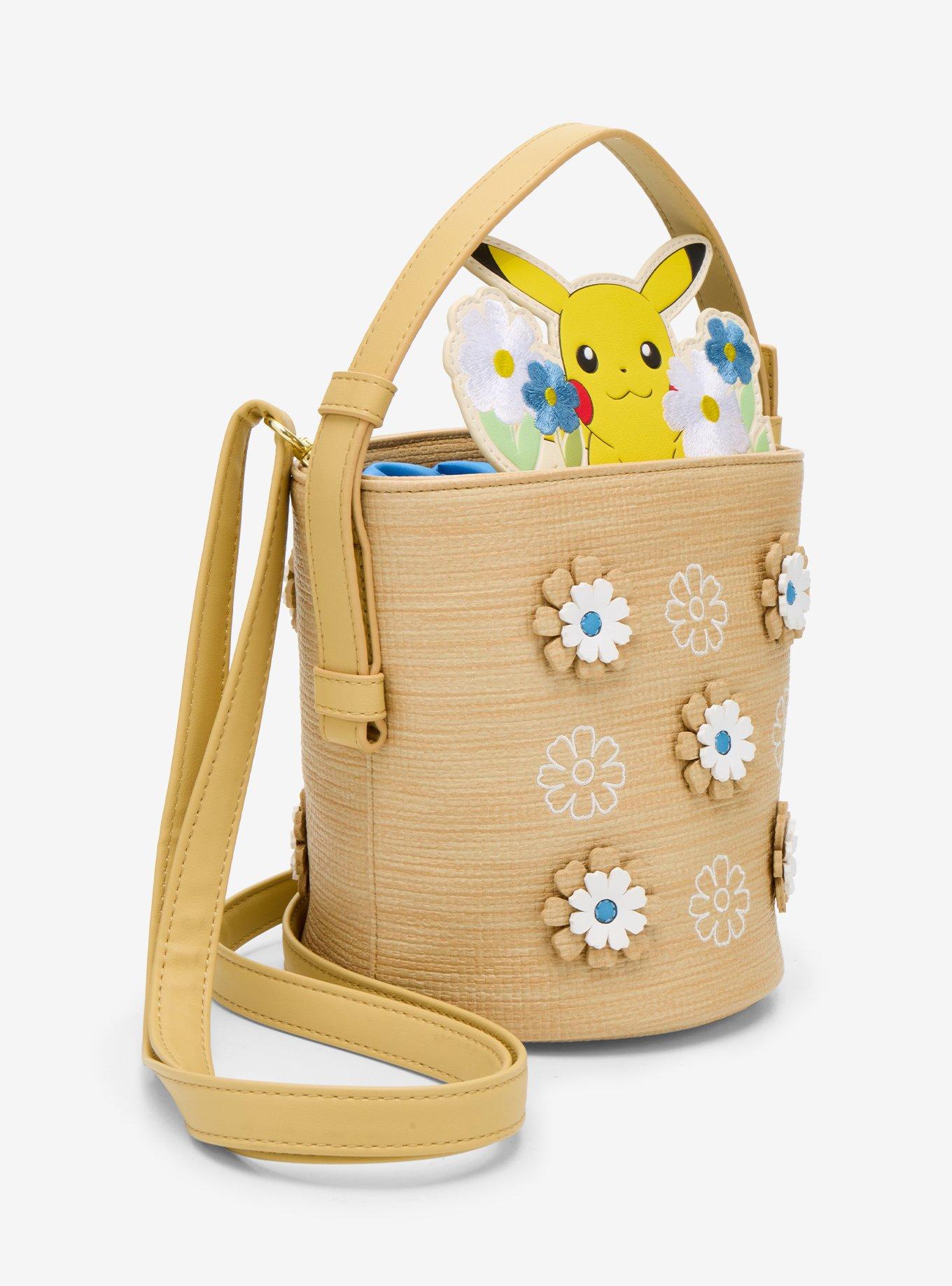 Loungefly Pok&eacute;mon Floral Rattan Crossbody Bag, , hi-res