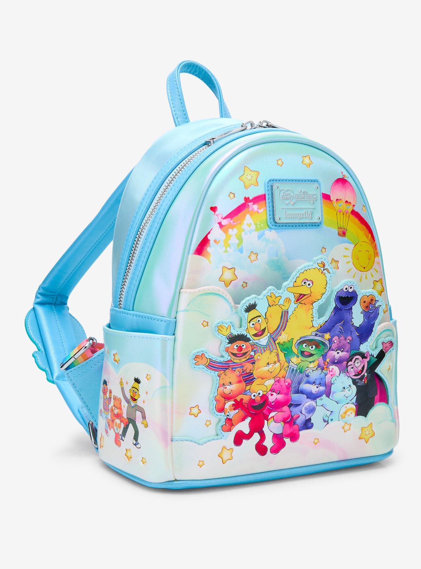 Loungefly Care Bears X Sesame Street Rainbow Mini Backpack, , hi-res
