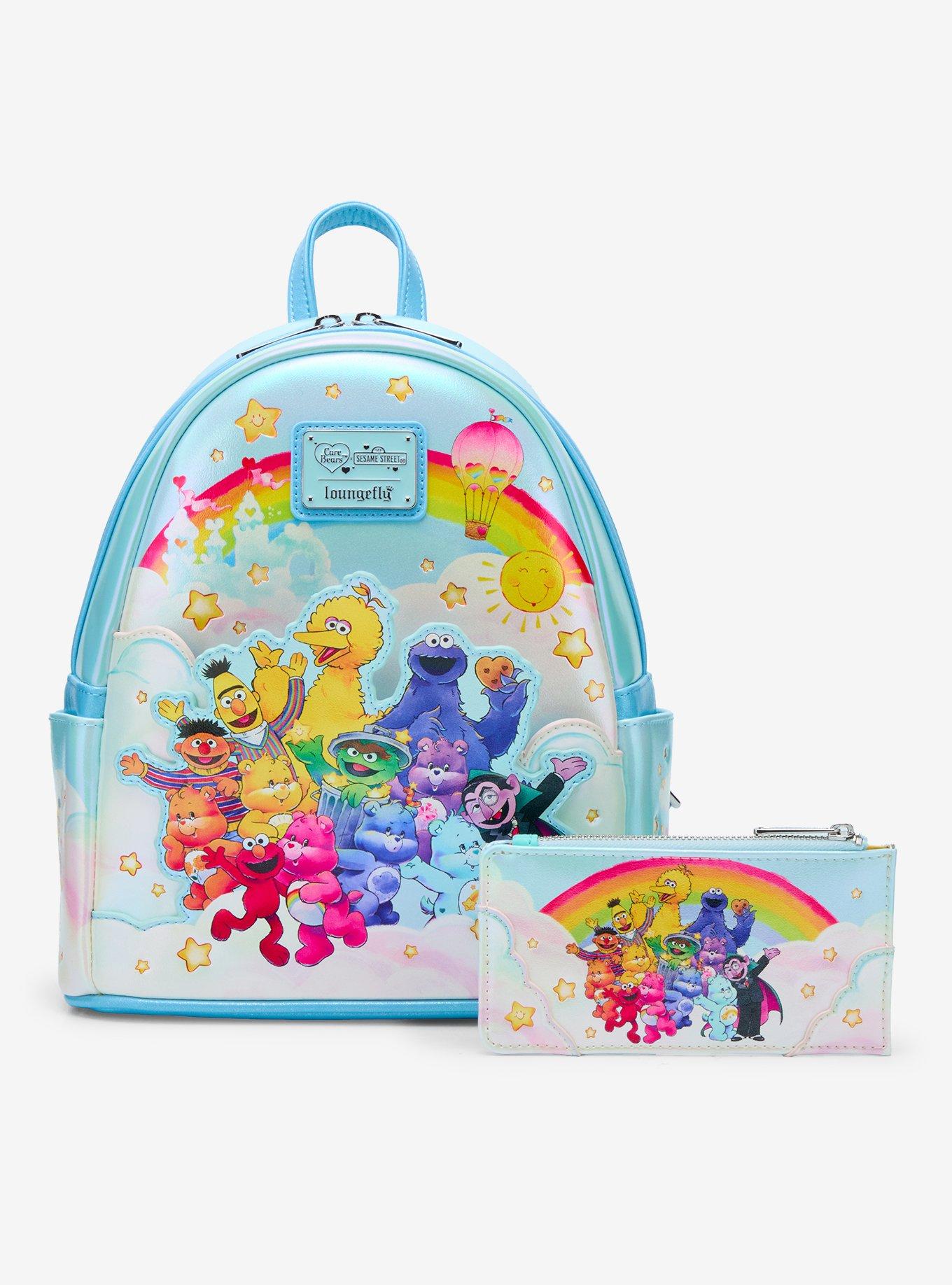 Loungefly Care Bears X Sesame Street Group Rainbow Cardholder, , alternate