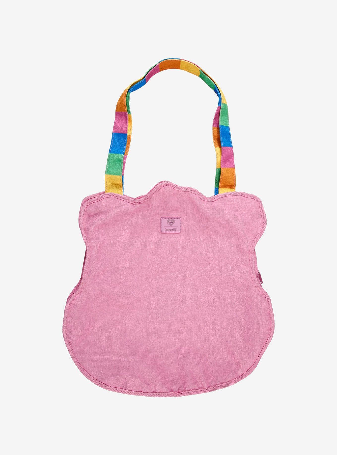 Loungefly Care Bears Cheer Bear Canvas Tote Bag, , hi-res