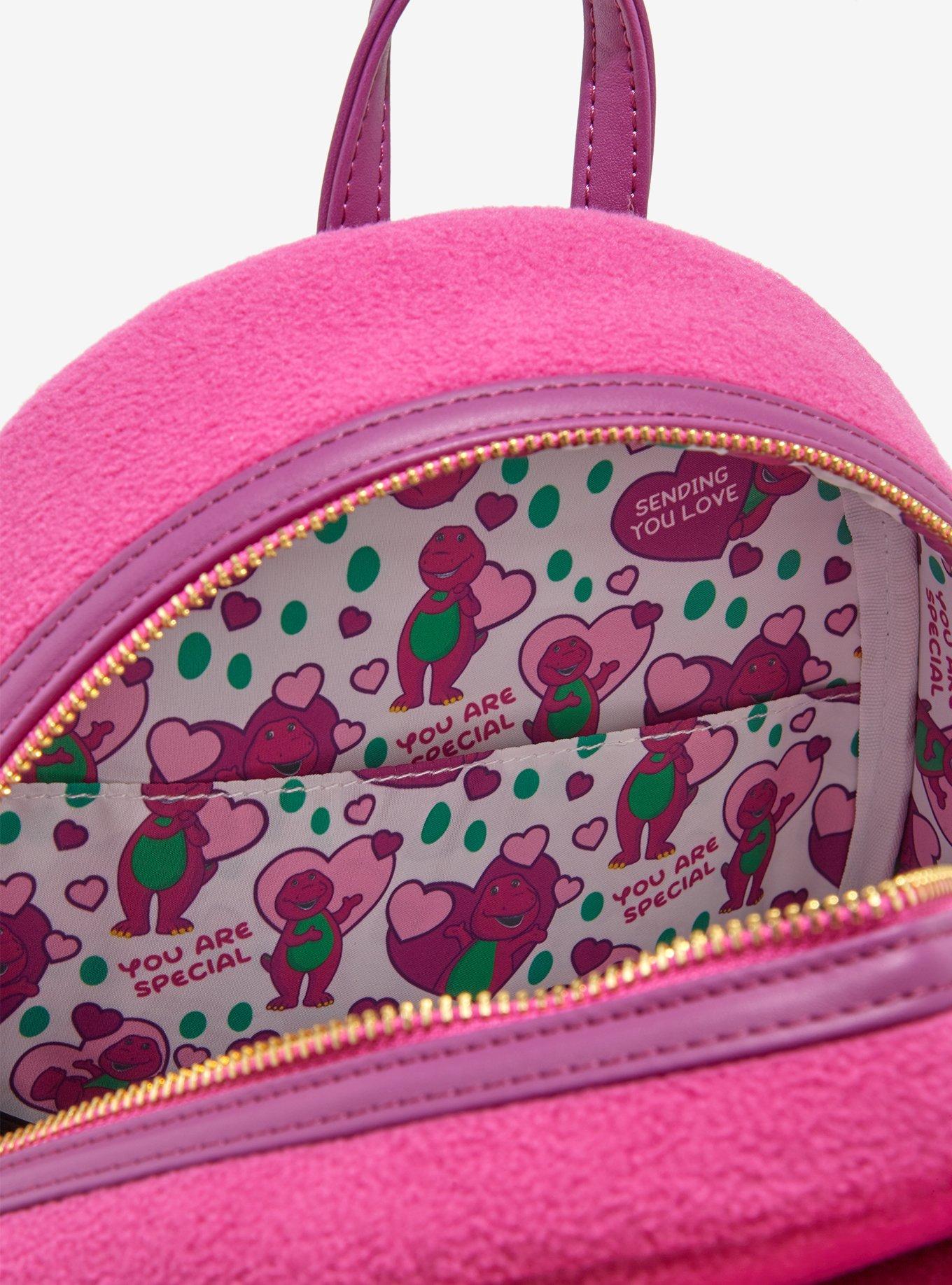 Loungefly Barney Figural Mini Backpack, , alternate