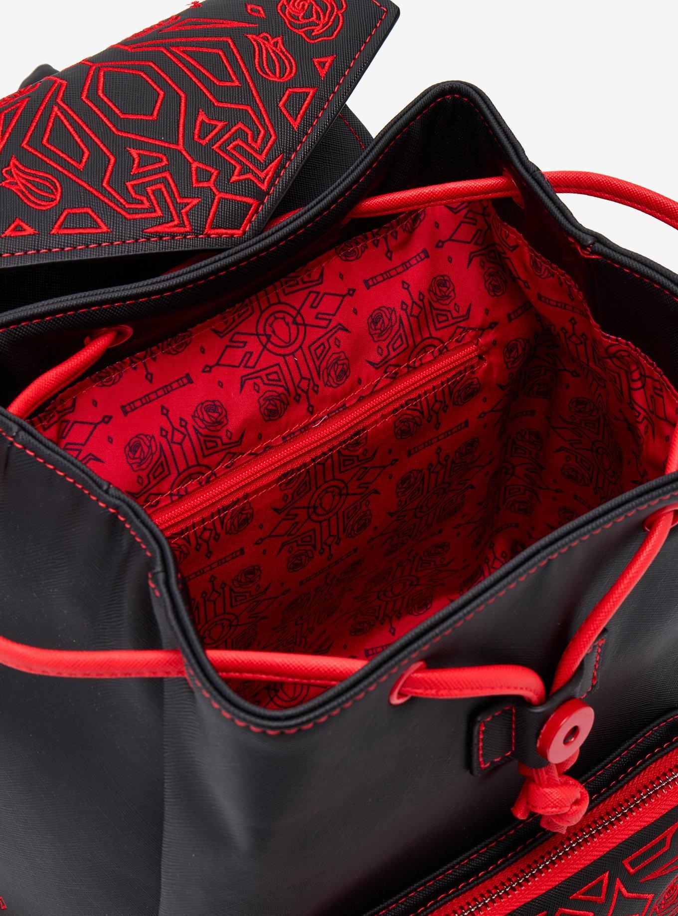 Loungefly Star Wars Darth Maul Roses Slouch Mini Backpack, , alternate - view 4