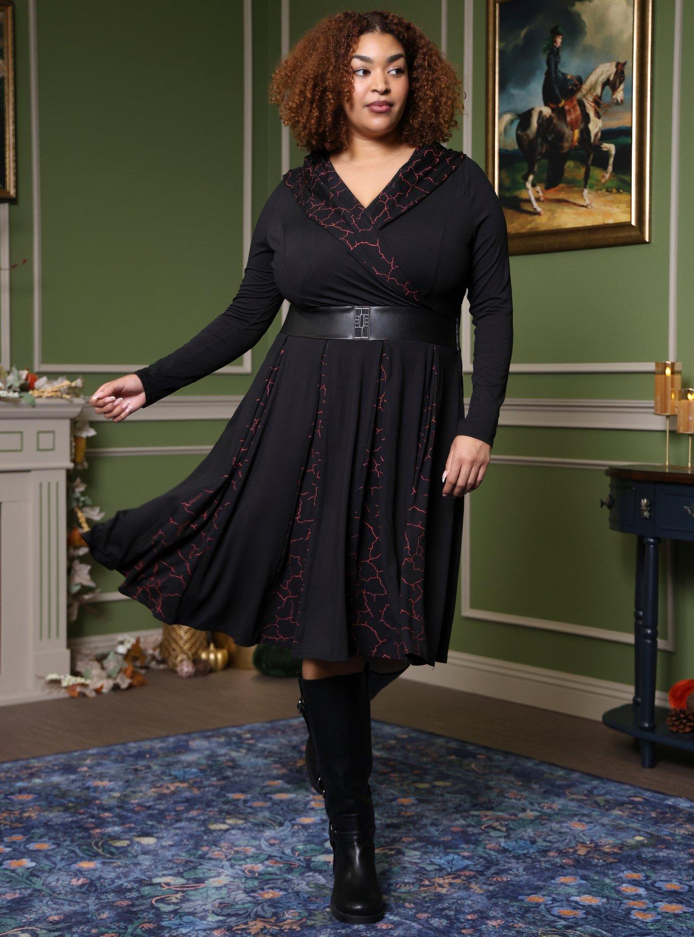 Her Universe Star Wars Kylo Ren Hooded Dress Plus Size Her Universe Exclusive, , hi-res