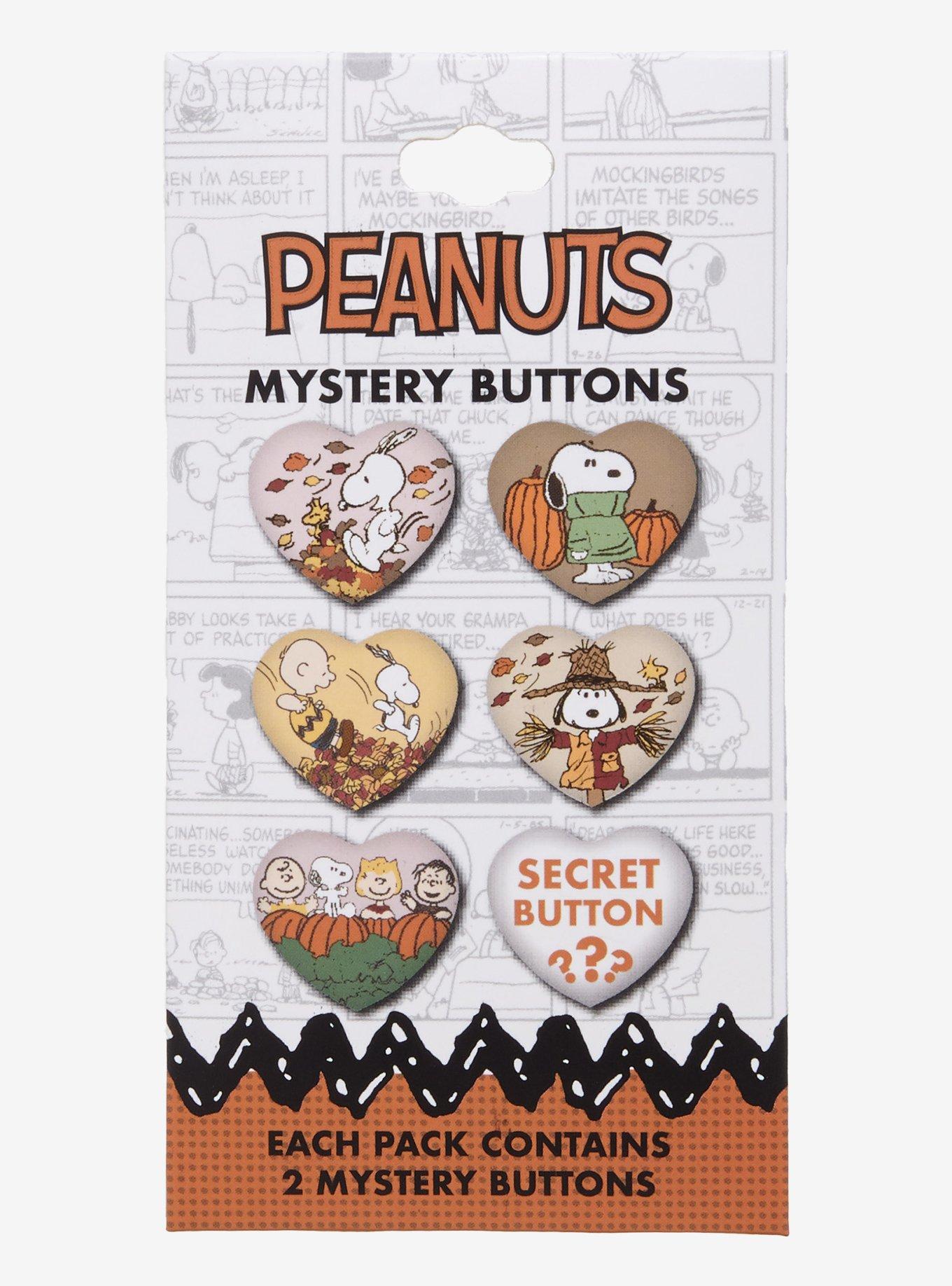 Peanuts Autumn Blind Box Button Pin Set — BoxLunch Exclusive, , alternate