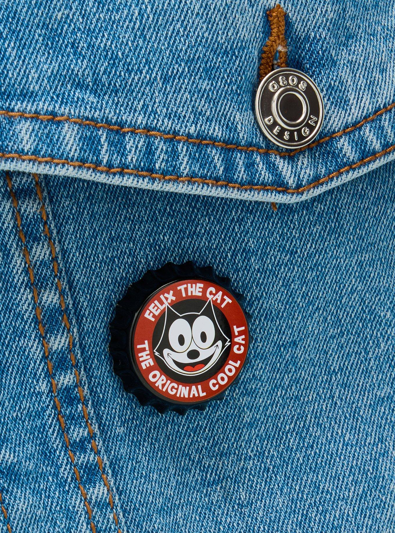 Felix the Cat Bottle Cap Button Pin