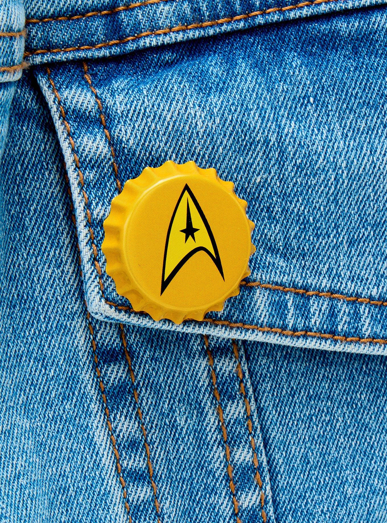 Star Trek Command Bottle Cap Button Pin, , hi-res
