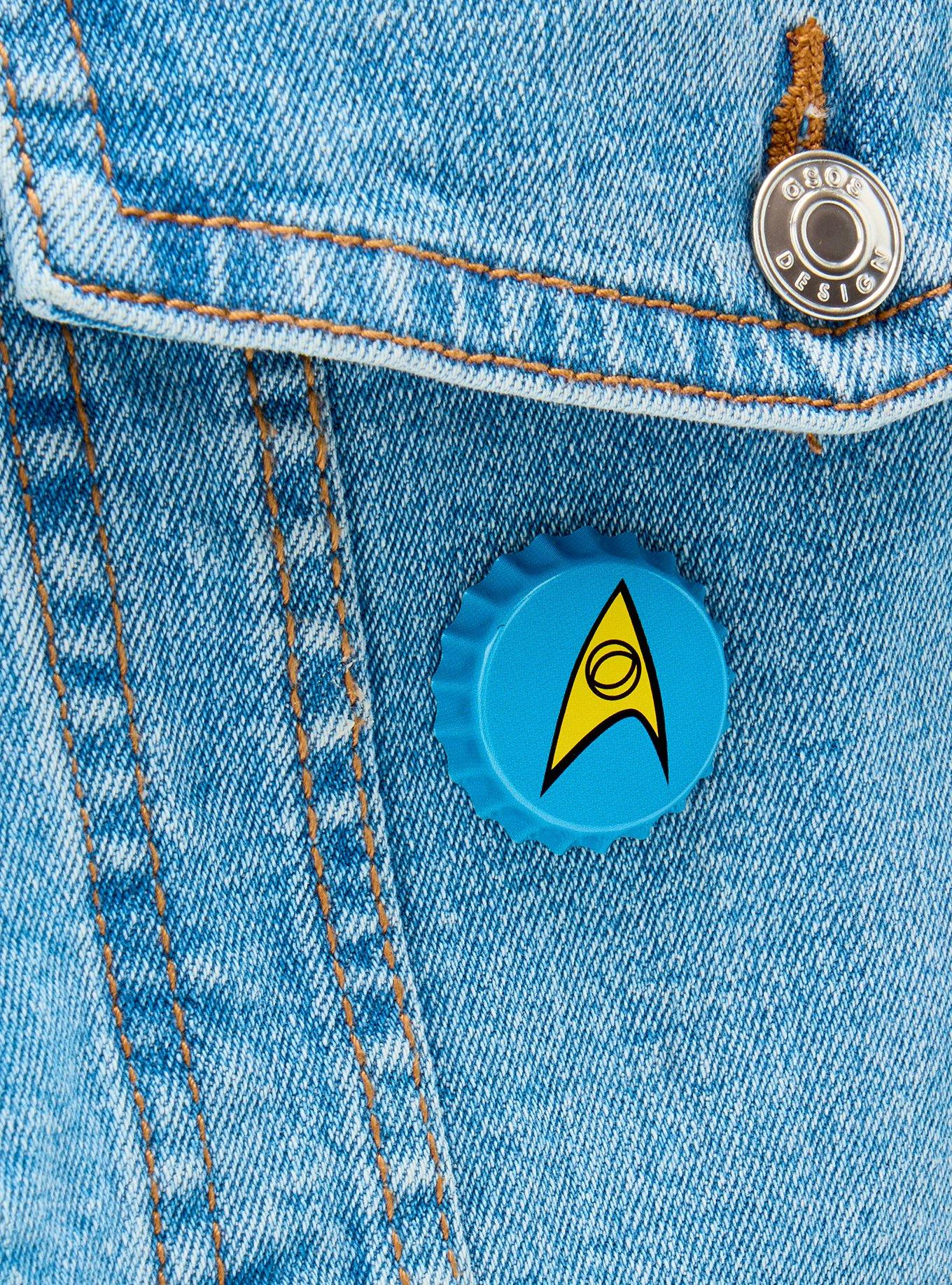 Star Trek Sciences Bottle Cap Button Pin, , hi-res