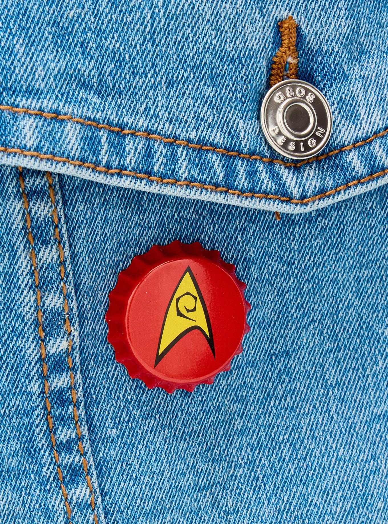 Star Trek Operations Bottle Cap Button Pin, , hi-res