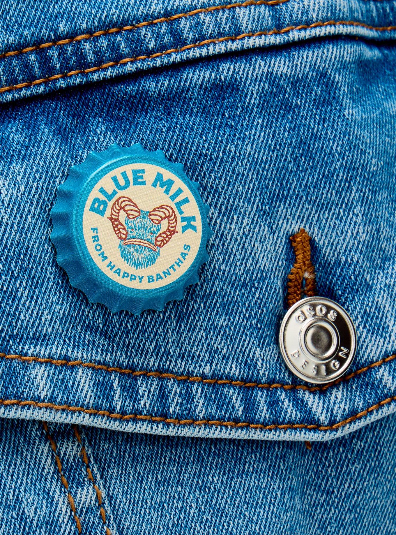 Star Wars Blue Milk Bottle Cap Button Pin, , hi-res