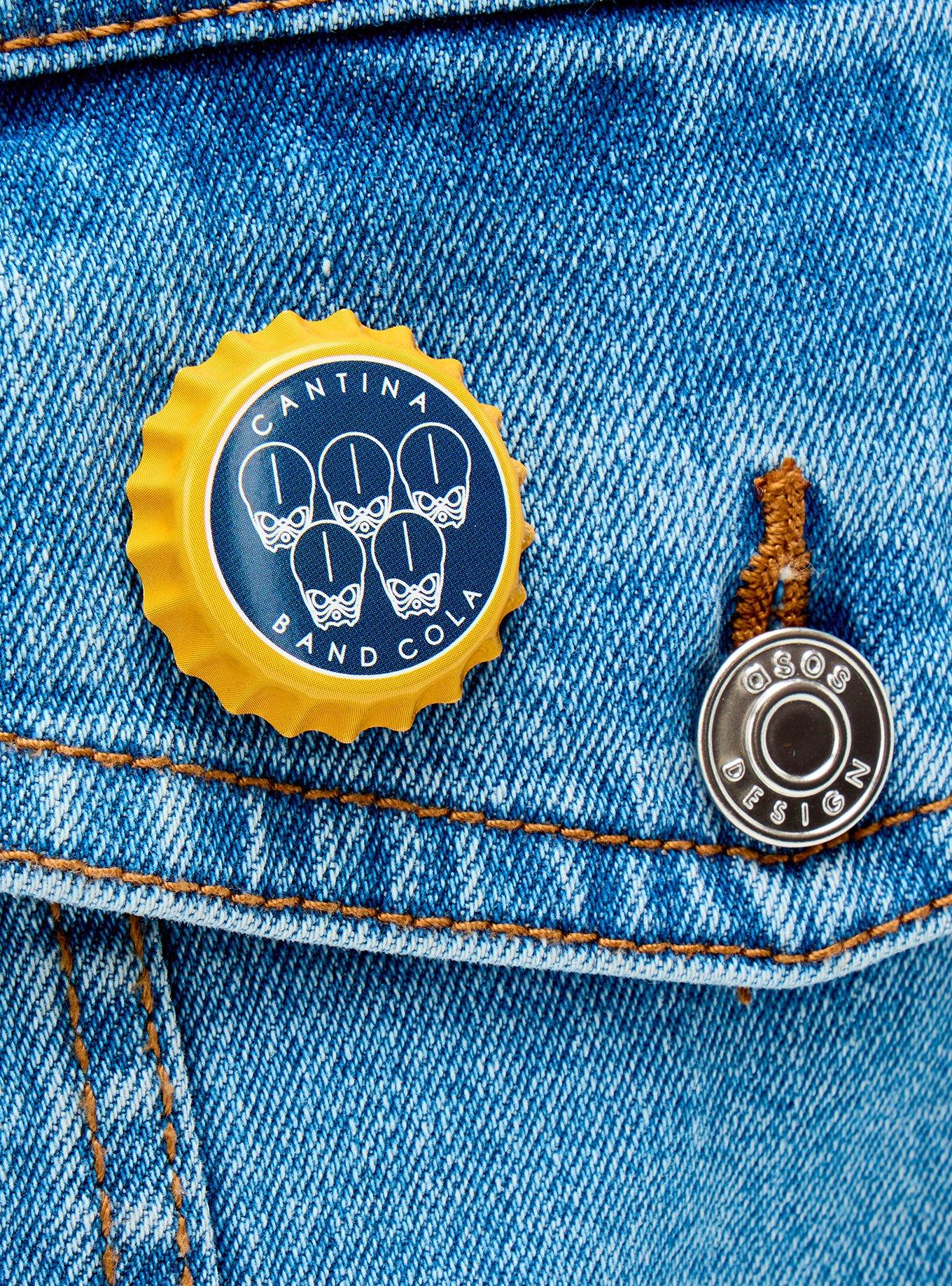 Star Wars Cantina Band Cola Bottle Cap Button Pin, , hi-res