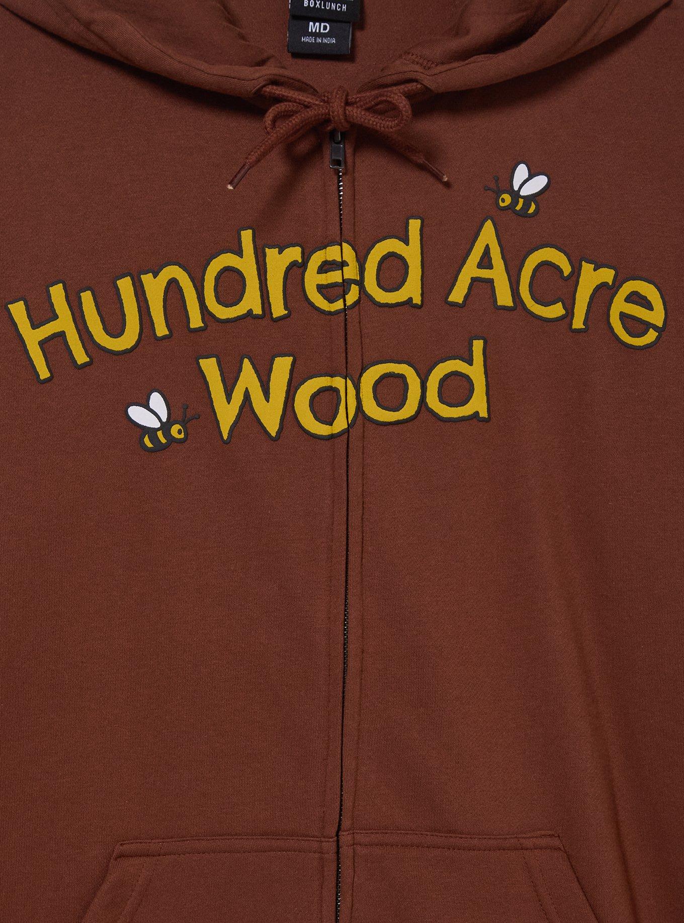 Disney Winnie the Pooh Hundred Acre Wood Zippered Hoodie &mdash; BoxLunch Exclusive, BROWN, alternate